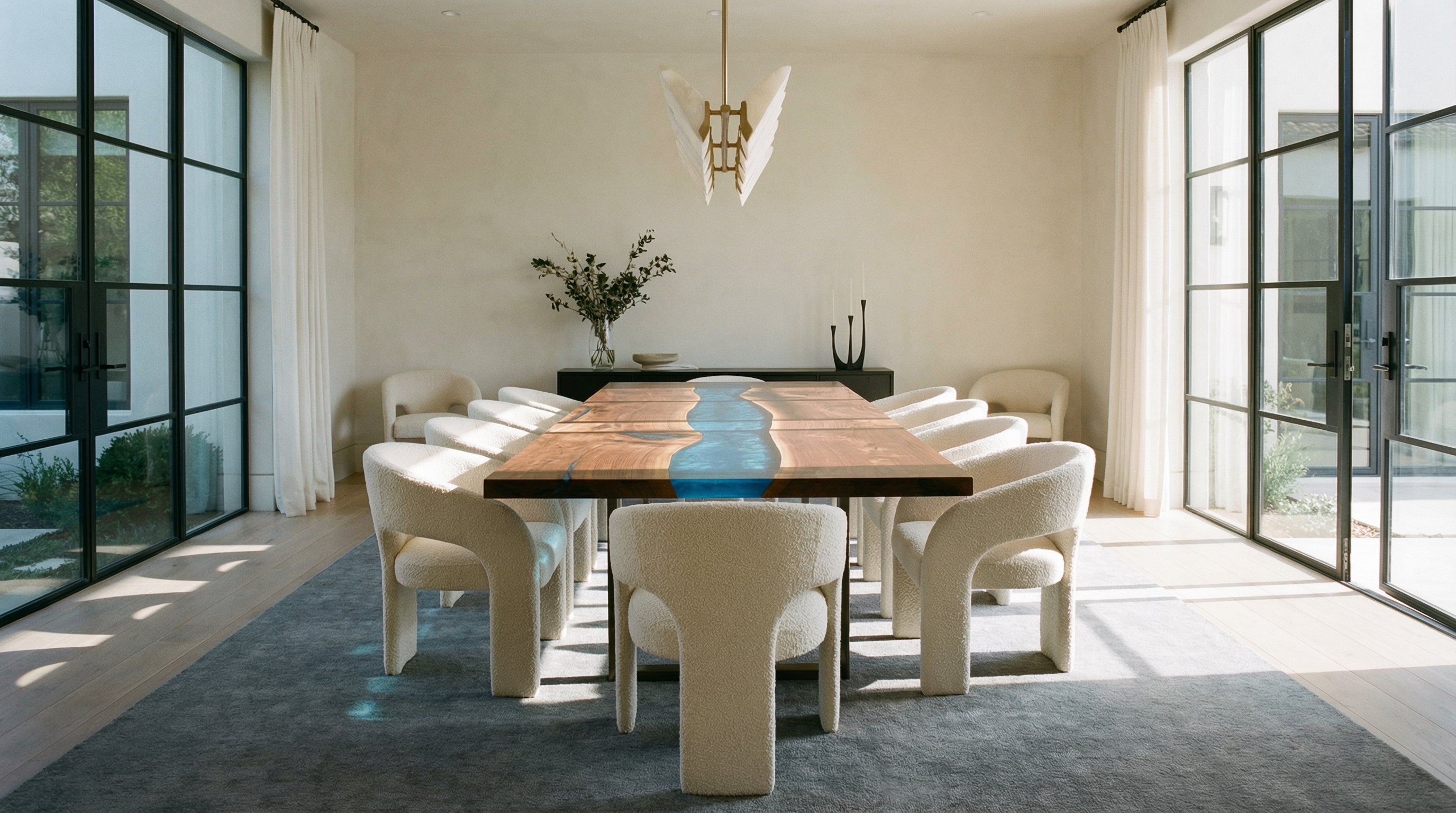 Mastering the Focal Point: How to Style Your Room Around a Statement River Table