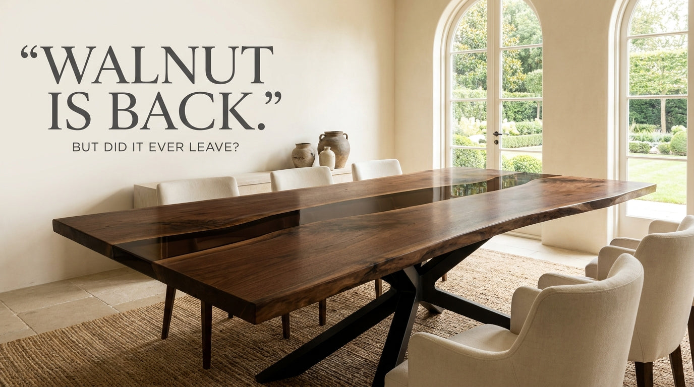 Why Walnut Furniture Keeps Coming Back—and Why It Never Really Went Out of Style