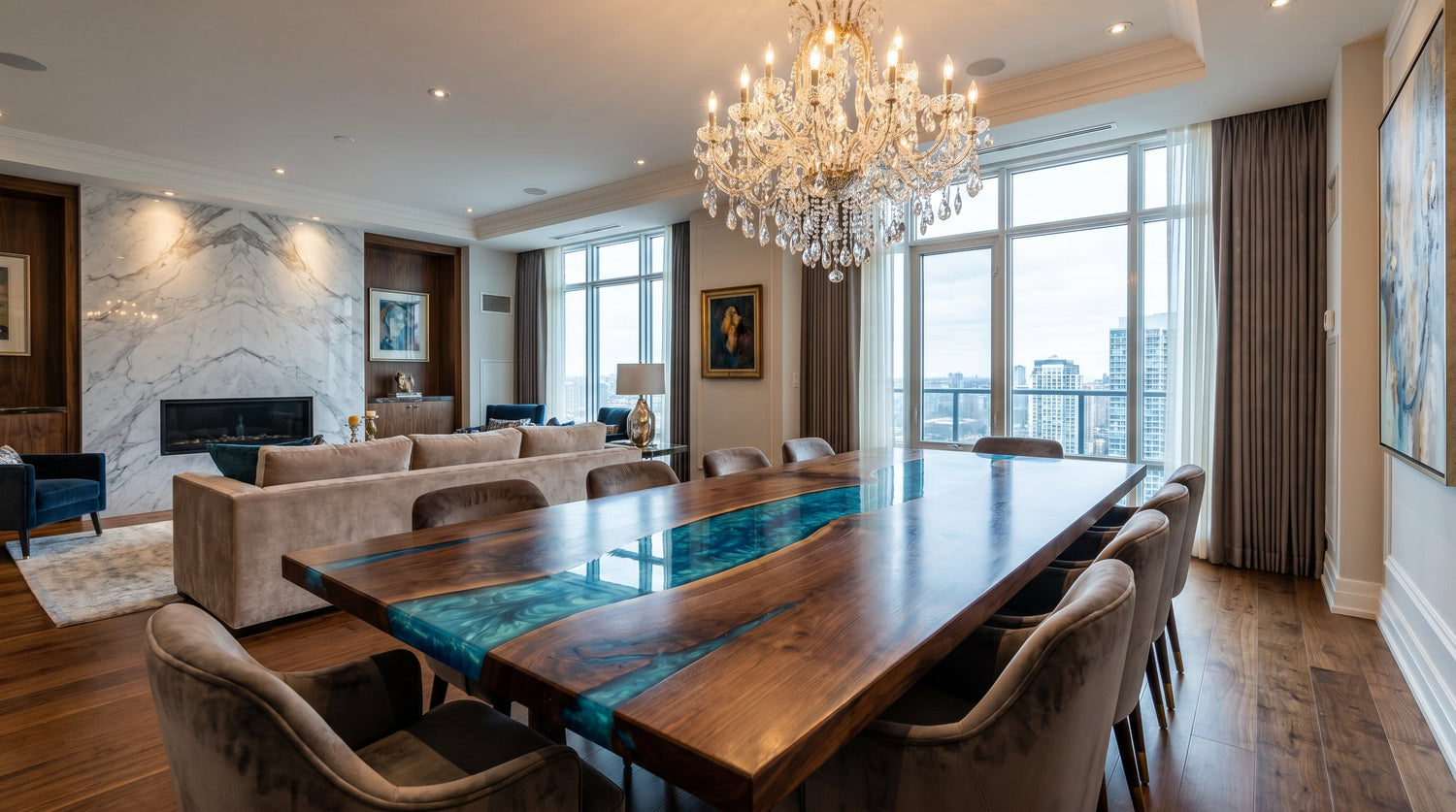Why Custom Epoxy Furniture Is the New Luxury in High-End Homes