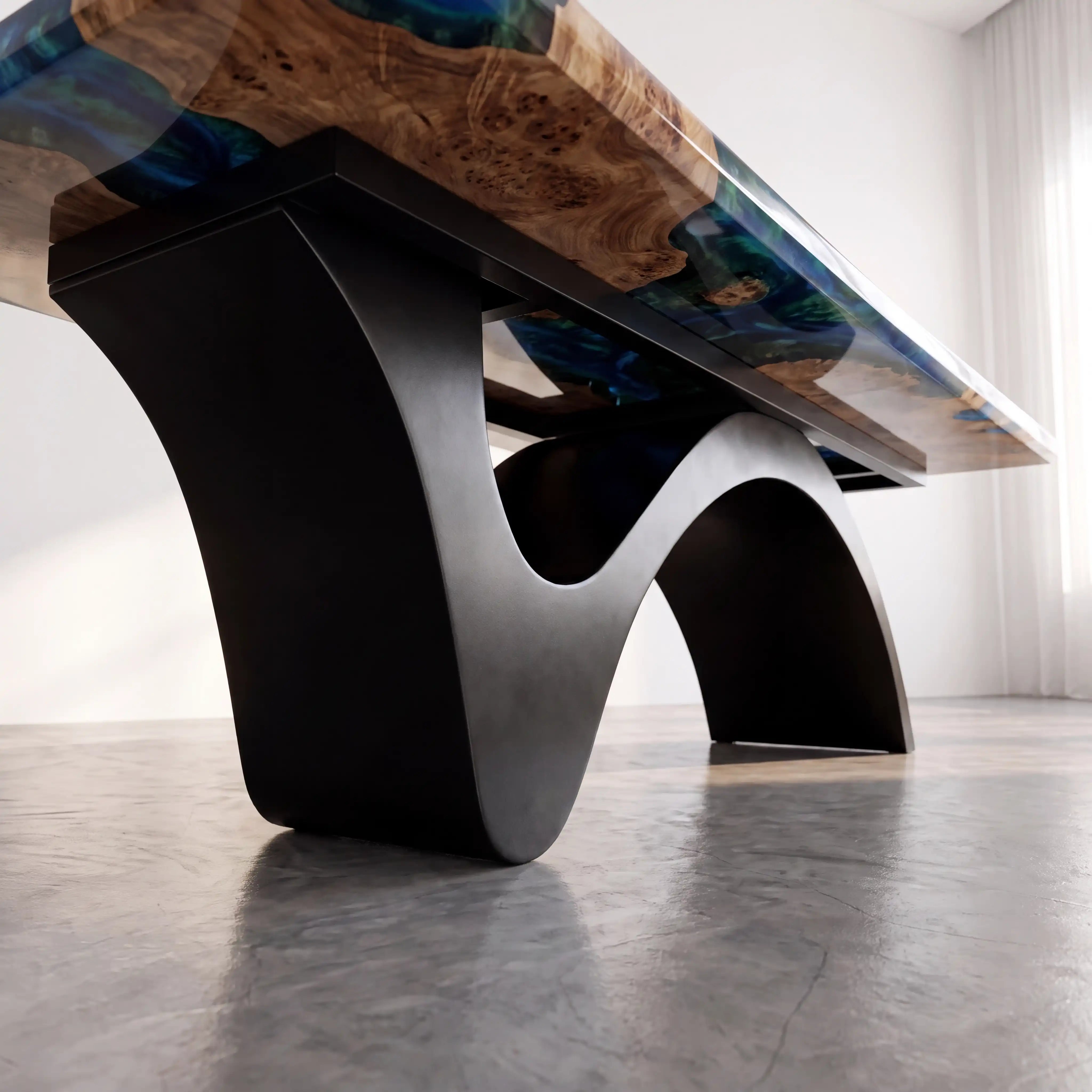 Black Metal Table Base TL012