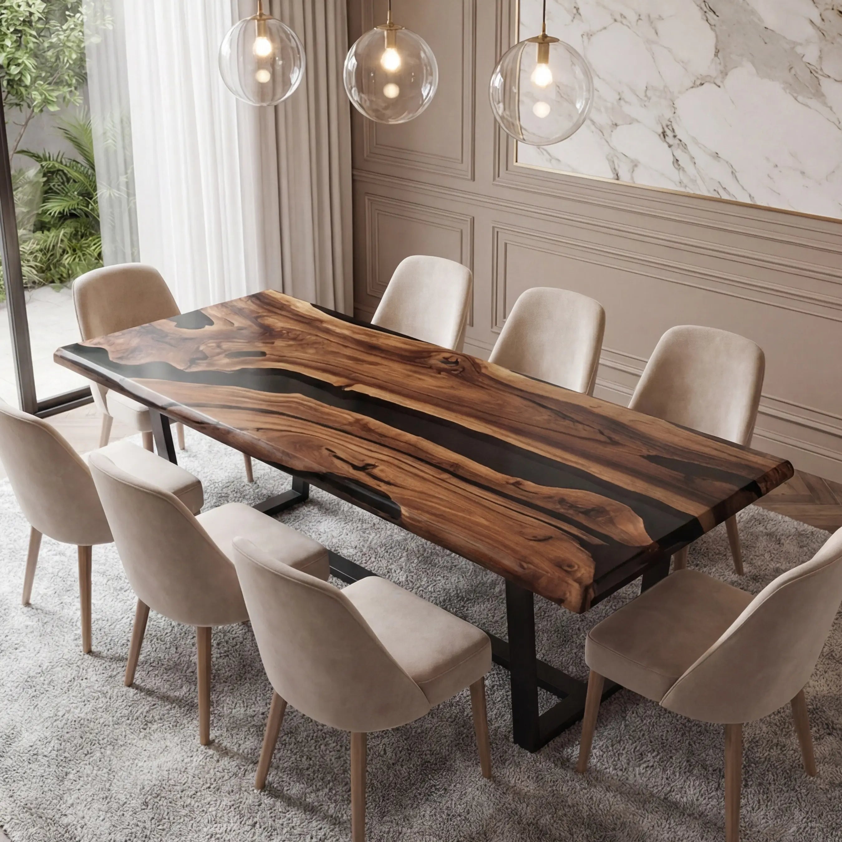 Custom-Black-Walnut-Epoxy-Resin-River-Table-Black-Resin-ERT-50-21