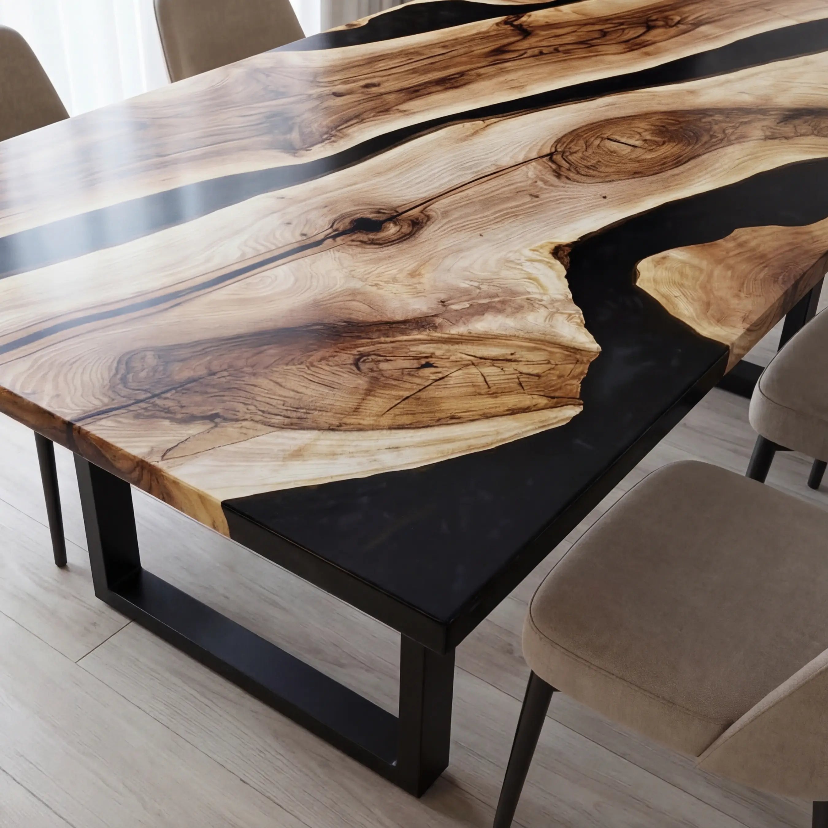 Custom-Black-Walnut-Epoxy-Resin-River-Table-Black-Resin-GRT-82-18