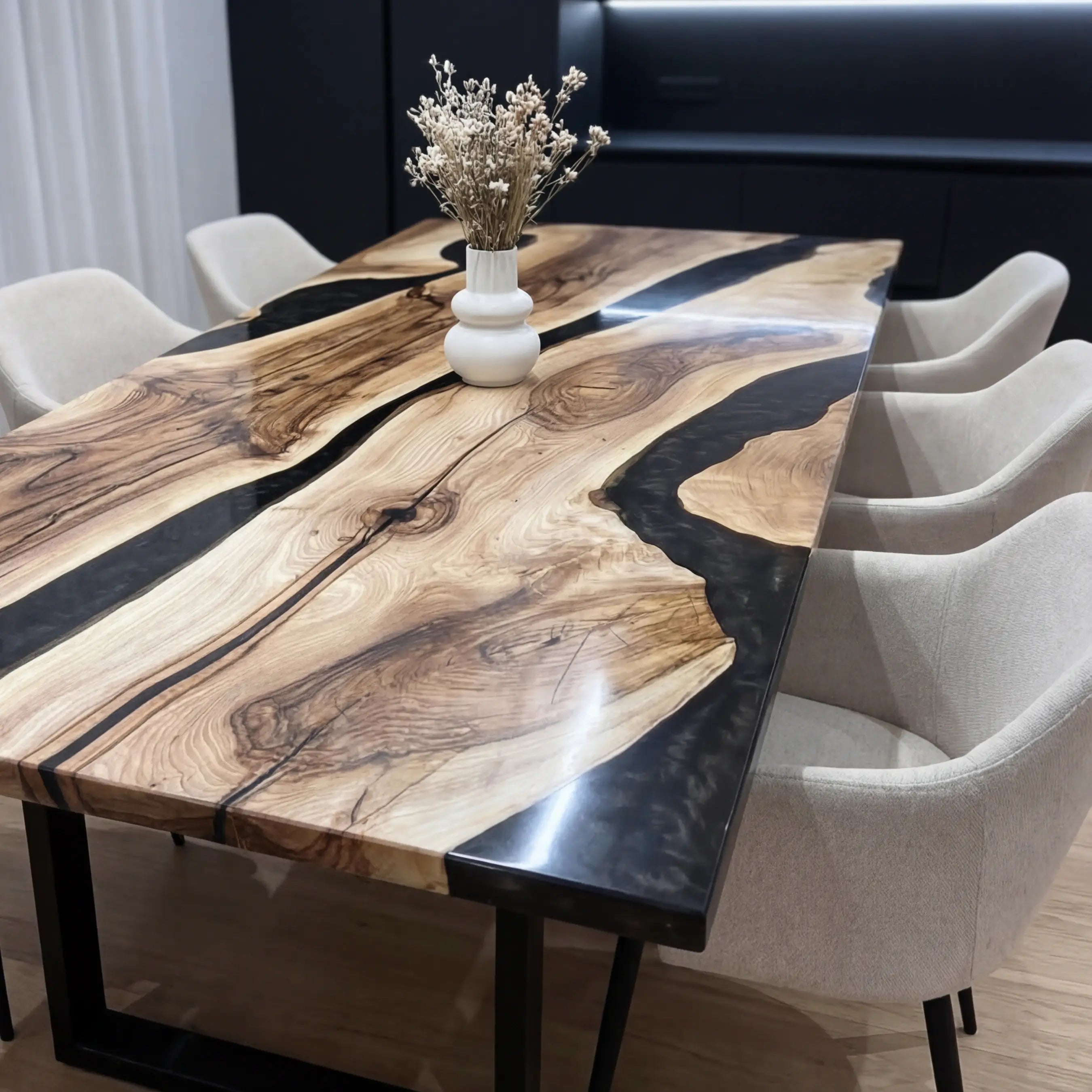Custom-Black-Walnut-Epoxy-Resin-River-Table-Black-Resin-GRT-82-20