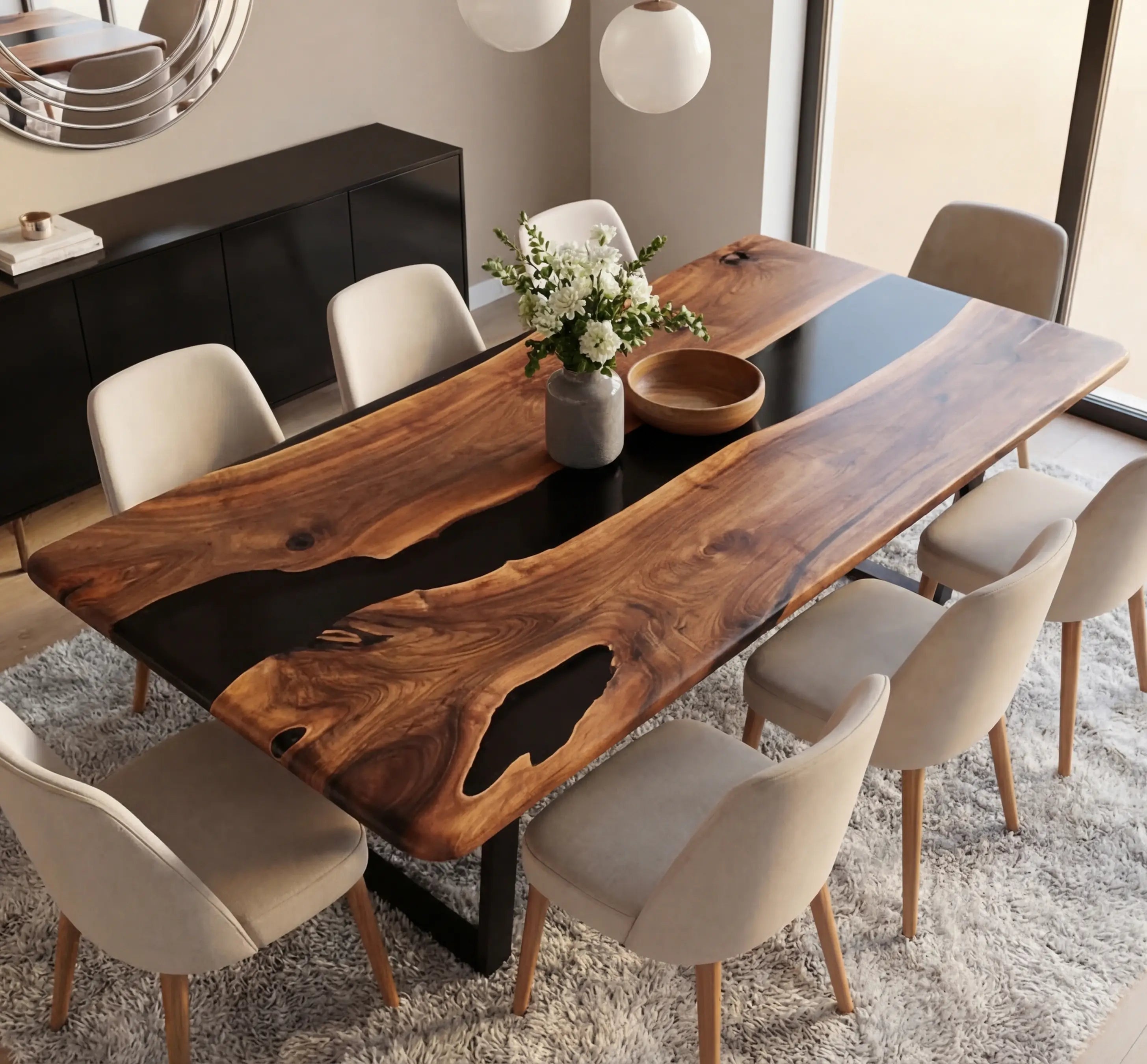 Custom-Black-Walnut-Epoxy-Resin-River-Table-Black-Resin-JQT-29-22