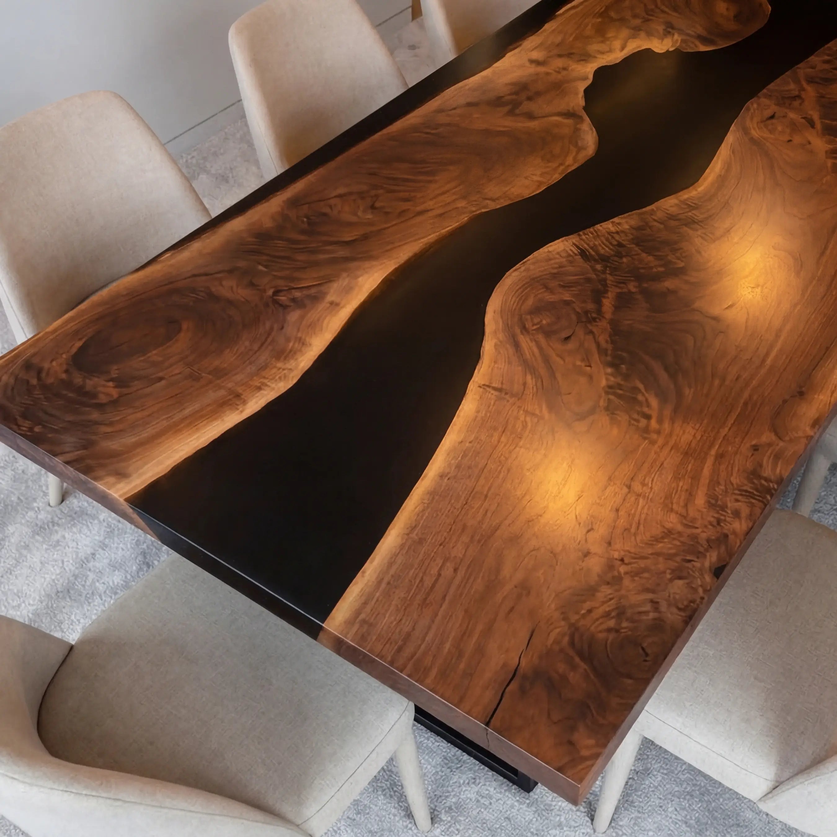 Custom-Black-Walnut-Epoxy-Resin-River-Table-Black-Resin-ODT-27-19