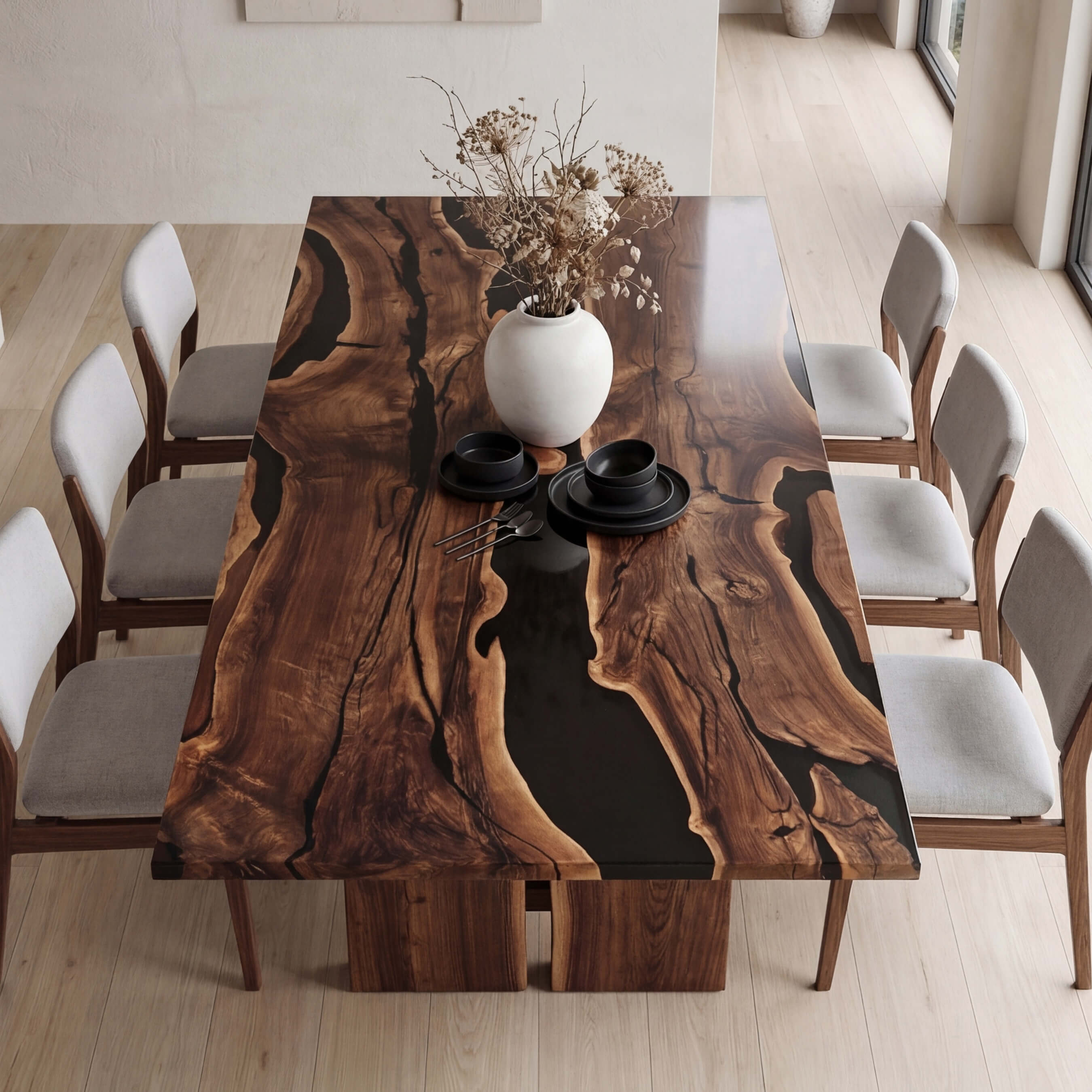 Custom-Black-Walnut-Epoxy-Resin-River-Table-Black-Resin-ORT-58-21