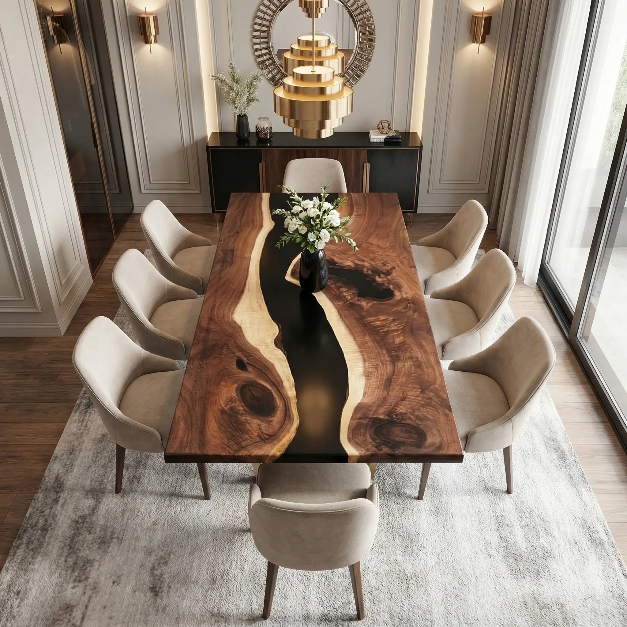 Custom-Black-Walnut-Epoxy-Resin-River-Table-Black-Resin-ZLR-39-20
