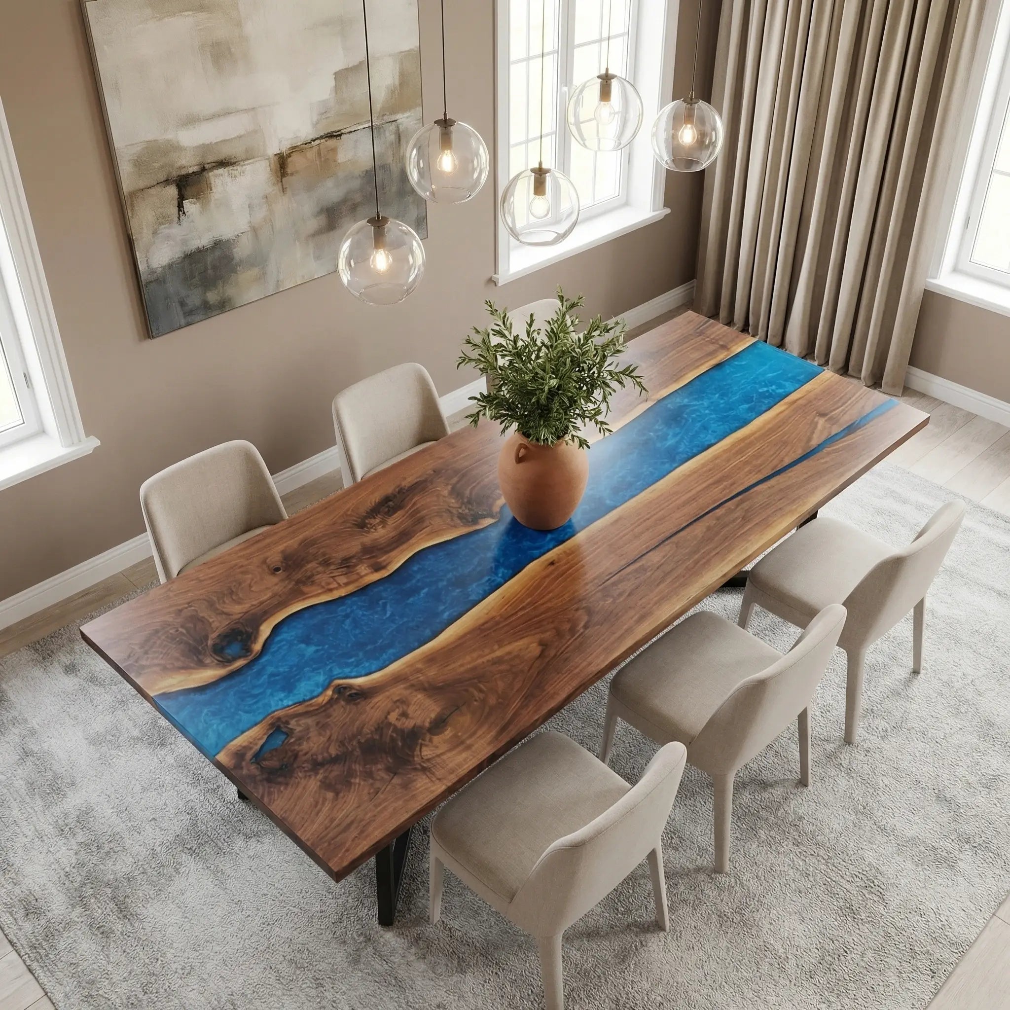 Custom-Black-Walnut-Epoxy-Resin-River-Table-Blue-Pearl-ORT-83-24