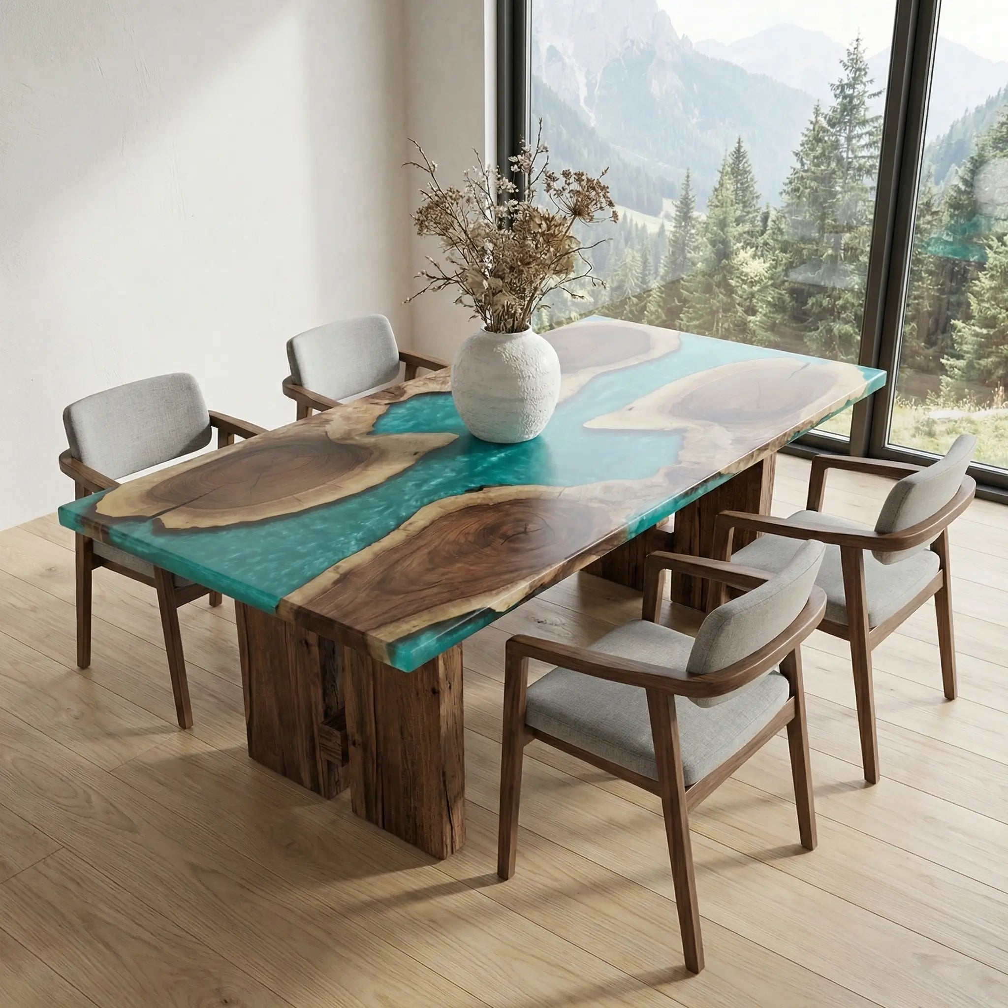 Custom-Black-Walnut-Epoxy-Resin-River-Table-Blue-Resin-ERA-34-22