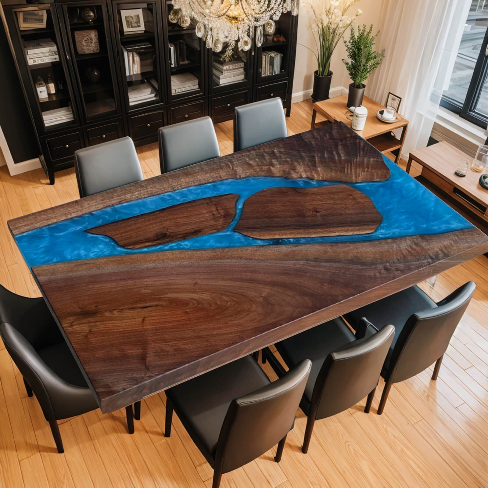 custom-black-walnut-epoxy-resin-river-table-blue-resin-erx-73-88