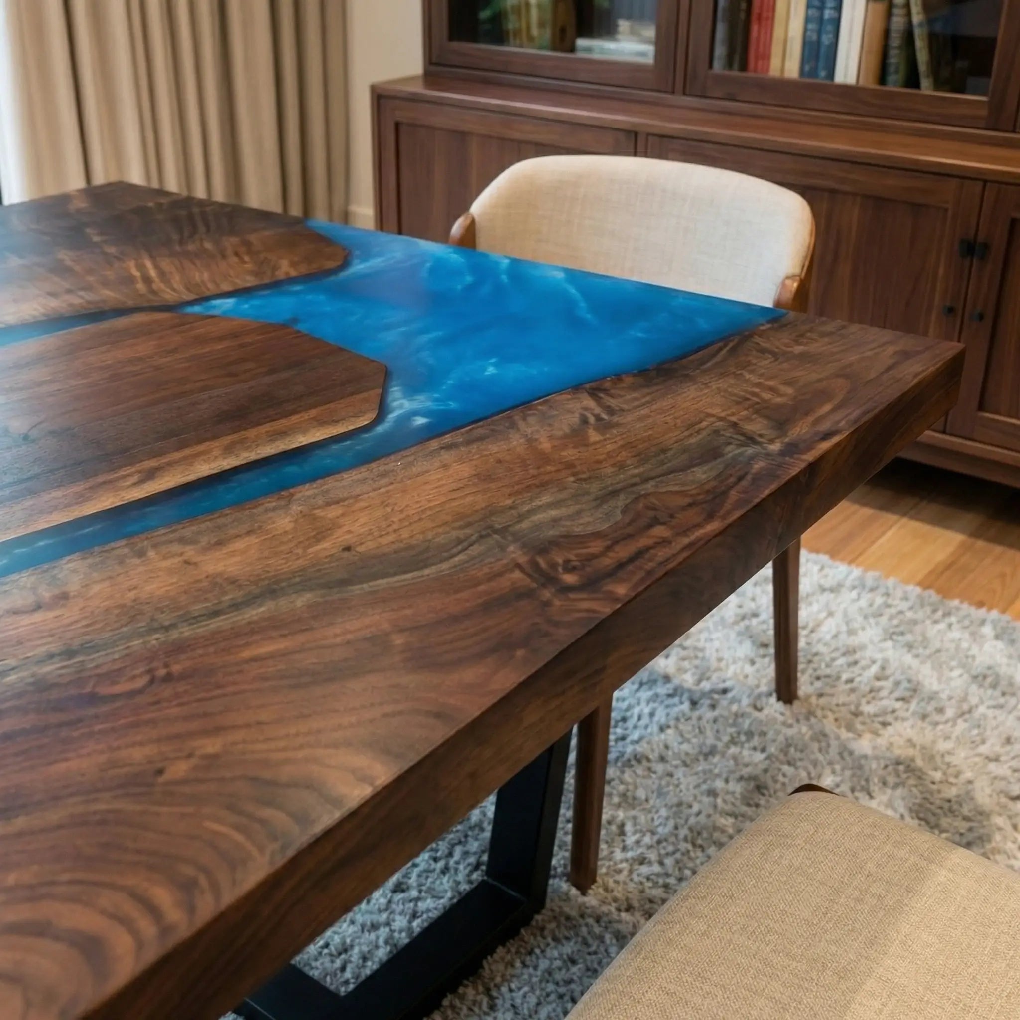 Custom-Black-Walnut-Epoxy-Resin-River-Table-Blue-Resin-ERX-73-18
