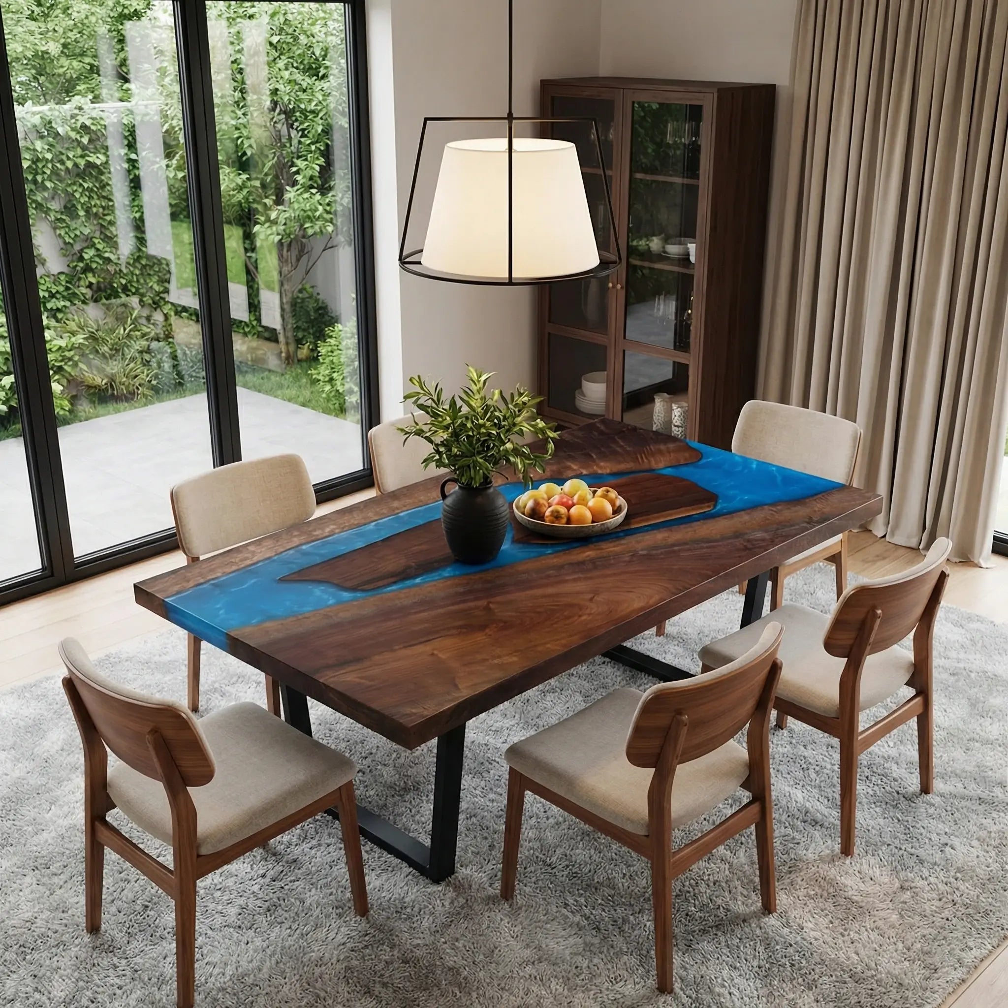 Custom-Black-Walnut-Epoxy-Resin-River-Table-Blue-Resin-ERX-73-21