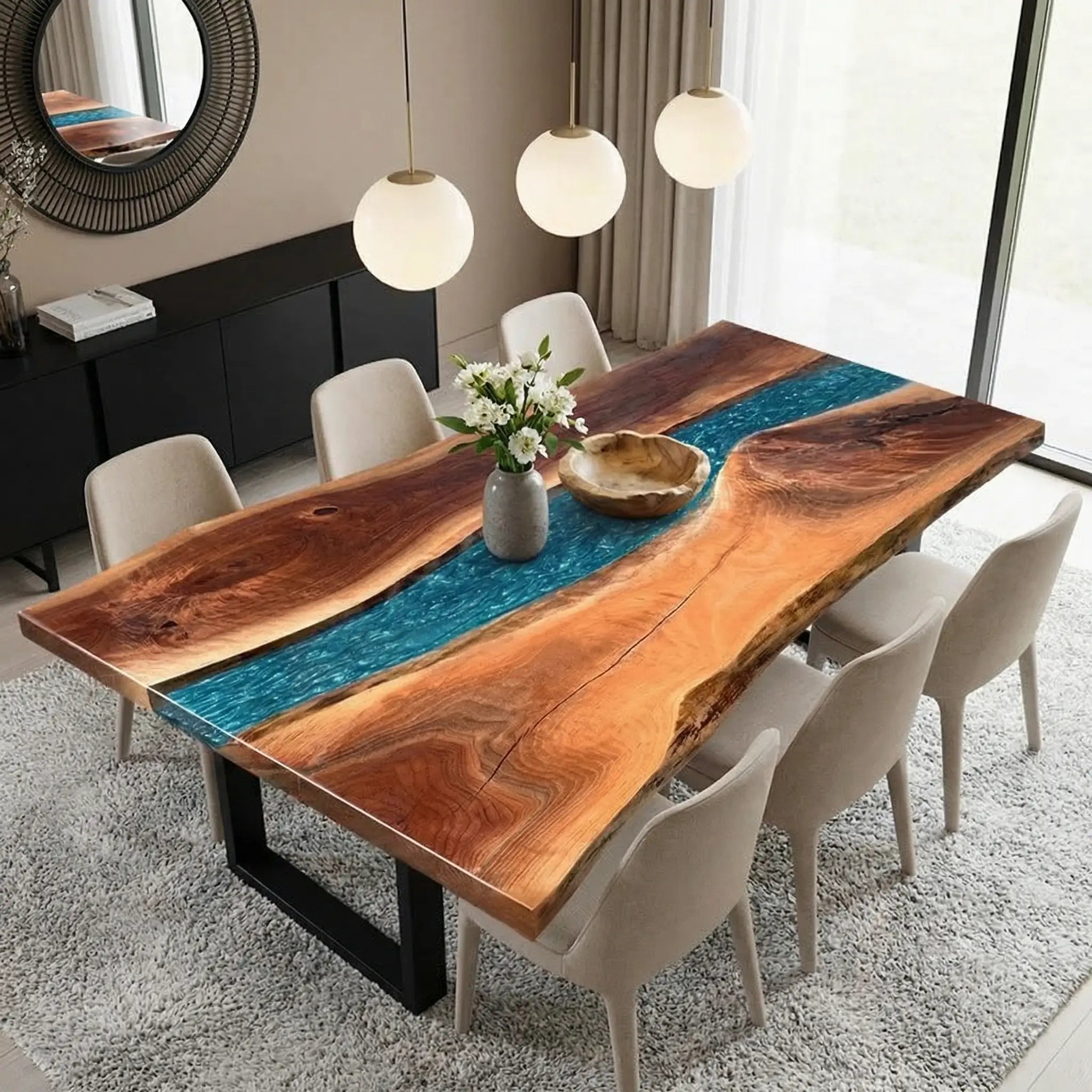 Custom-Black-Walnut-Epoxy-Resin-River-Table-Blue-Resin-JKT-82-18