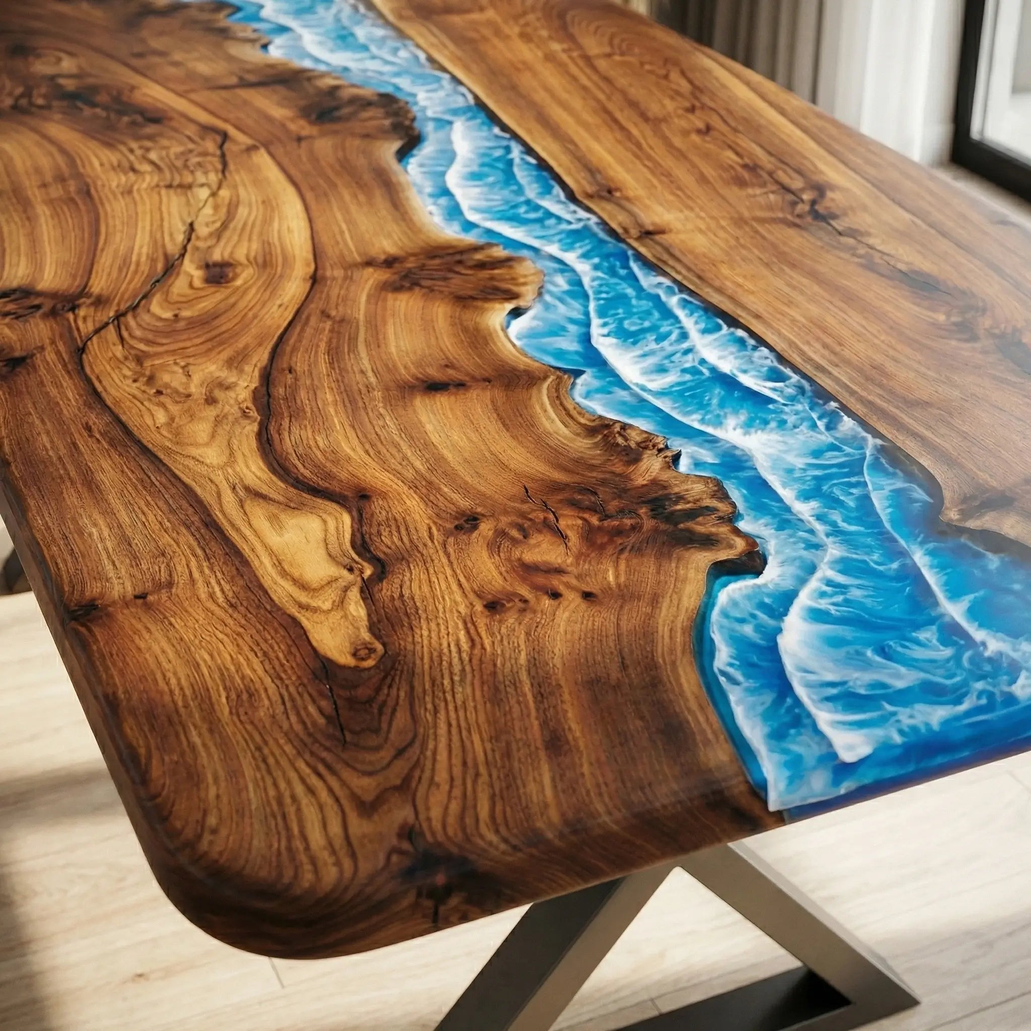 Custom-Black-Walnut-Epoxy-Resin-River-Table-Blue-Waves-ERD-64-19