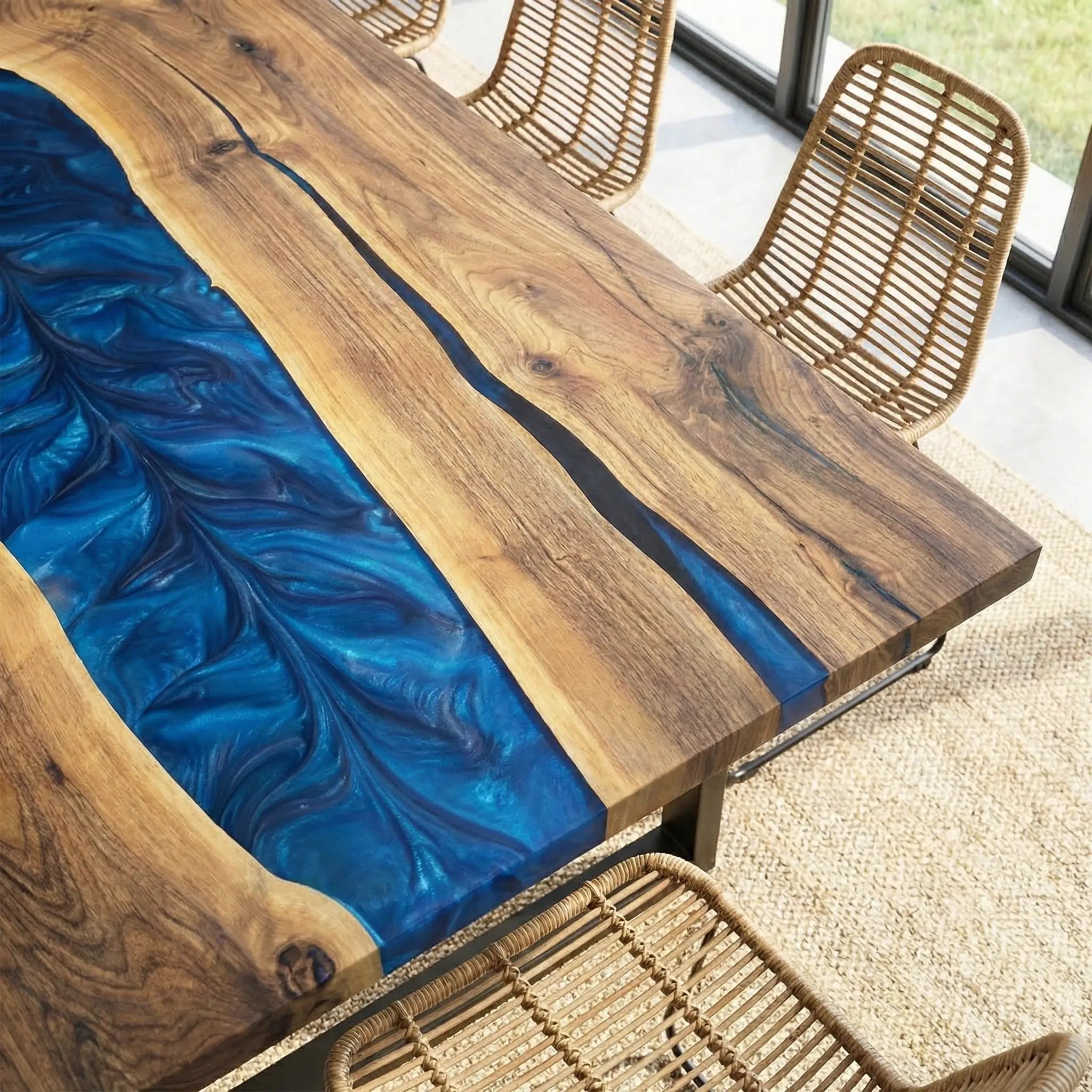 Custom-Black-Walnut-Epoxy-Resin-River-Table-Blue-Waves-ORT-29-19