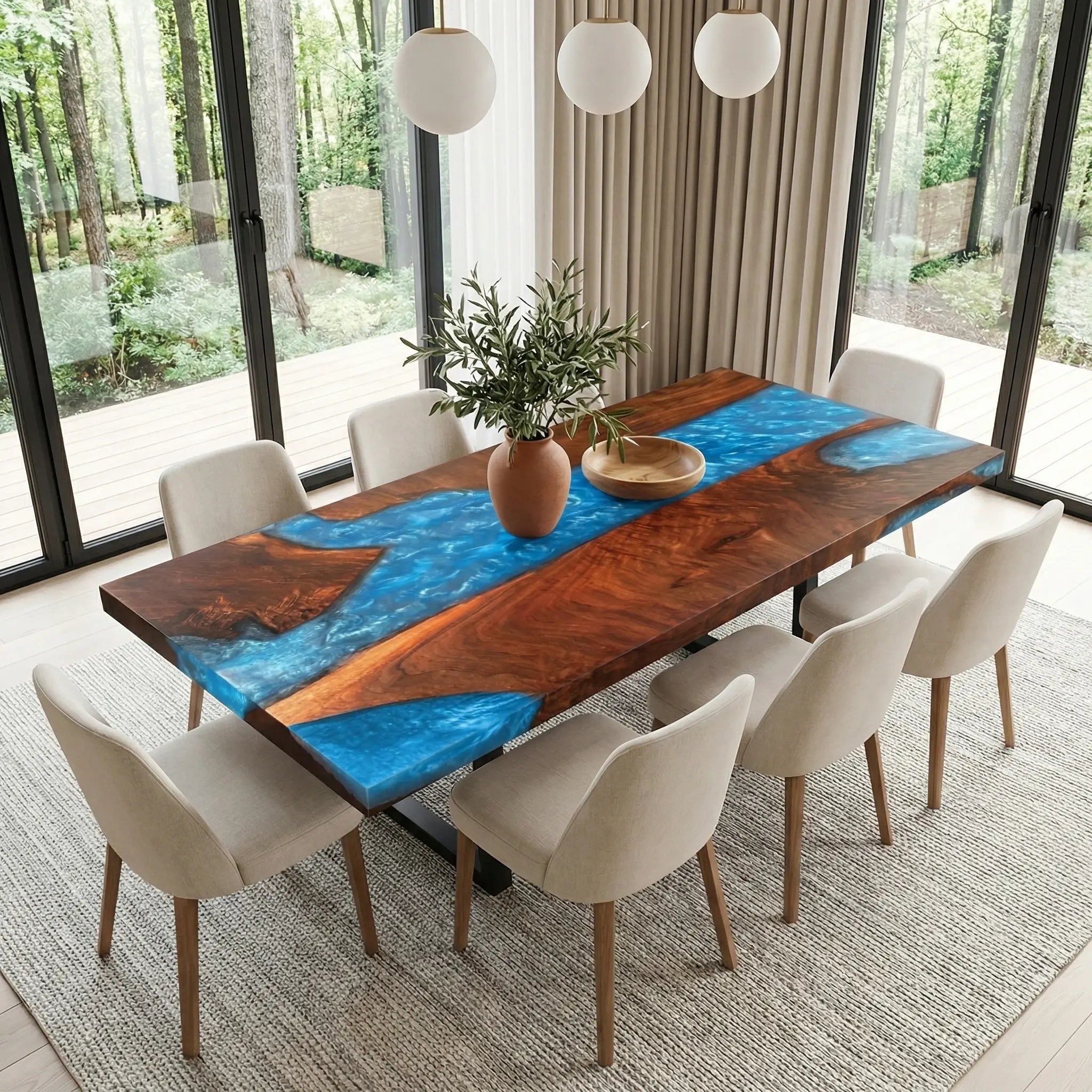 Custom-Black-Walnut-Epoxy-Resin-River-Table-Blue-Waves-ZRT-57-18