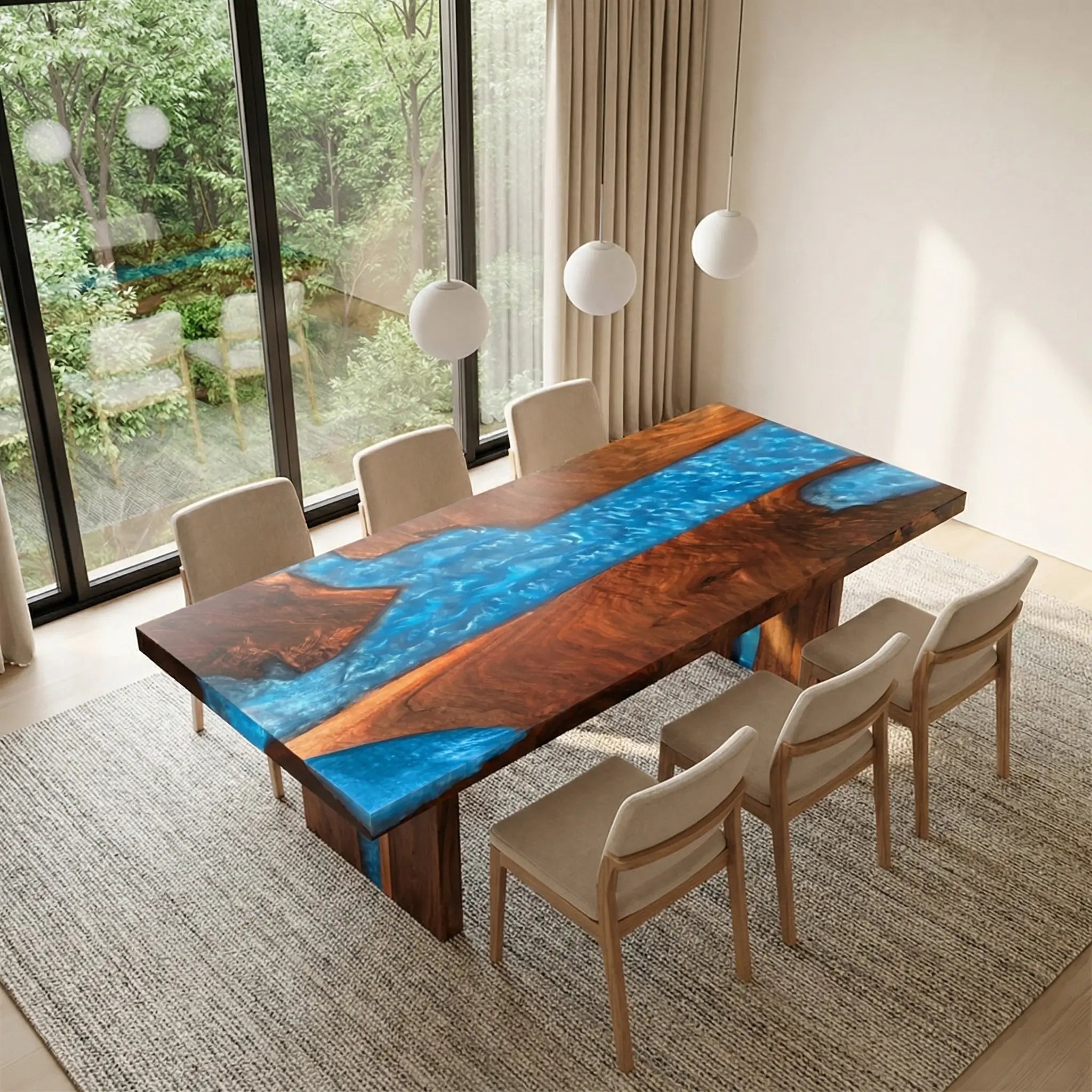 Custom-Black-Walnut-Epoxy-Resin-River-Table-Blue-Waves-ZRT-57-21