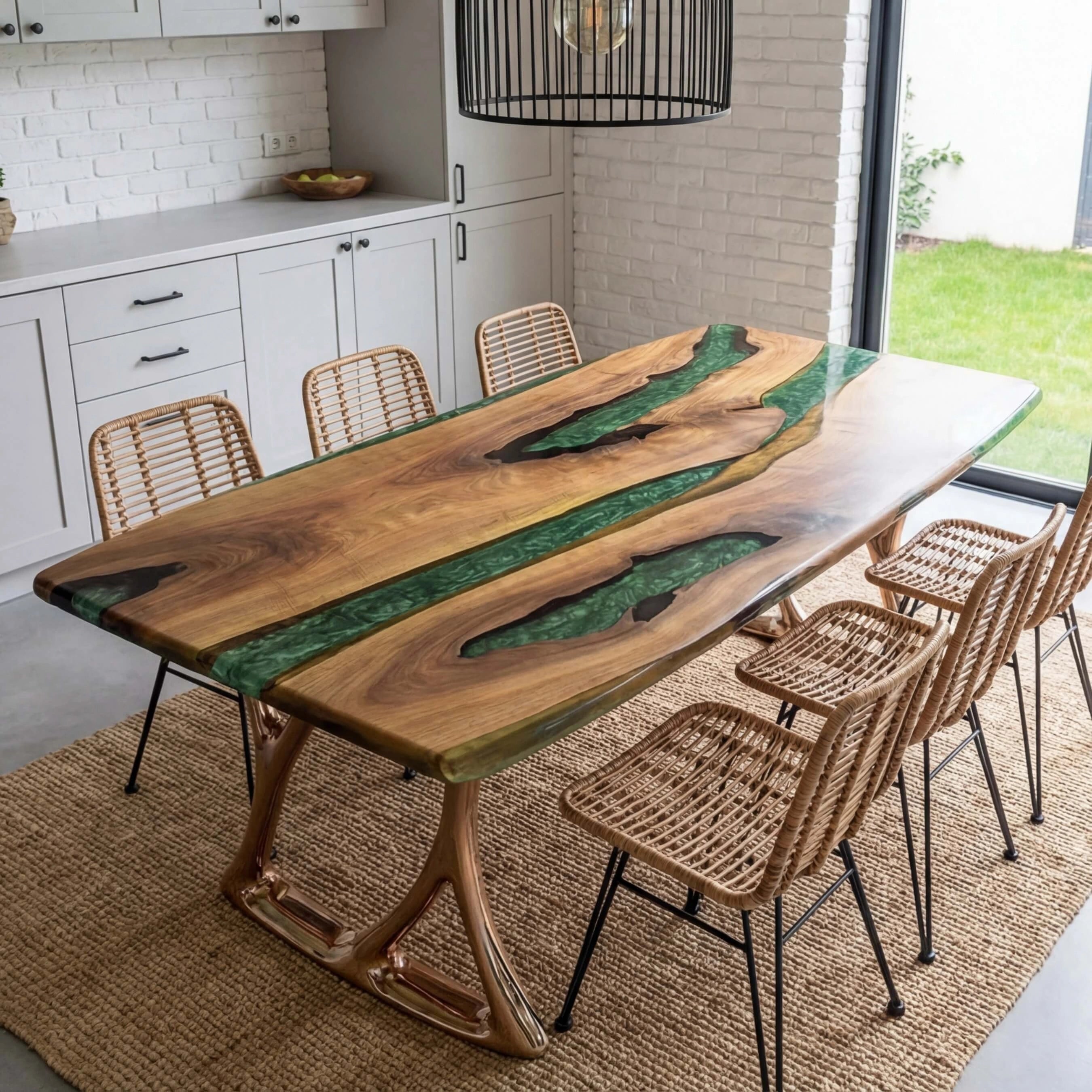 Custom-Black-Walnut-Epoxy-Resin-River-Table-Green-Resin-KRT-78-21