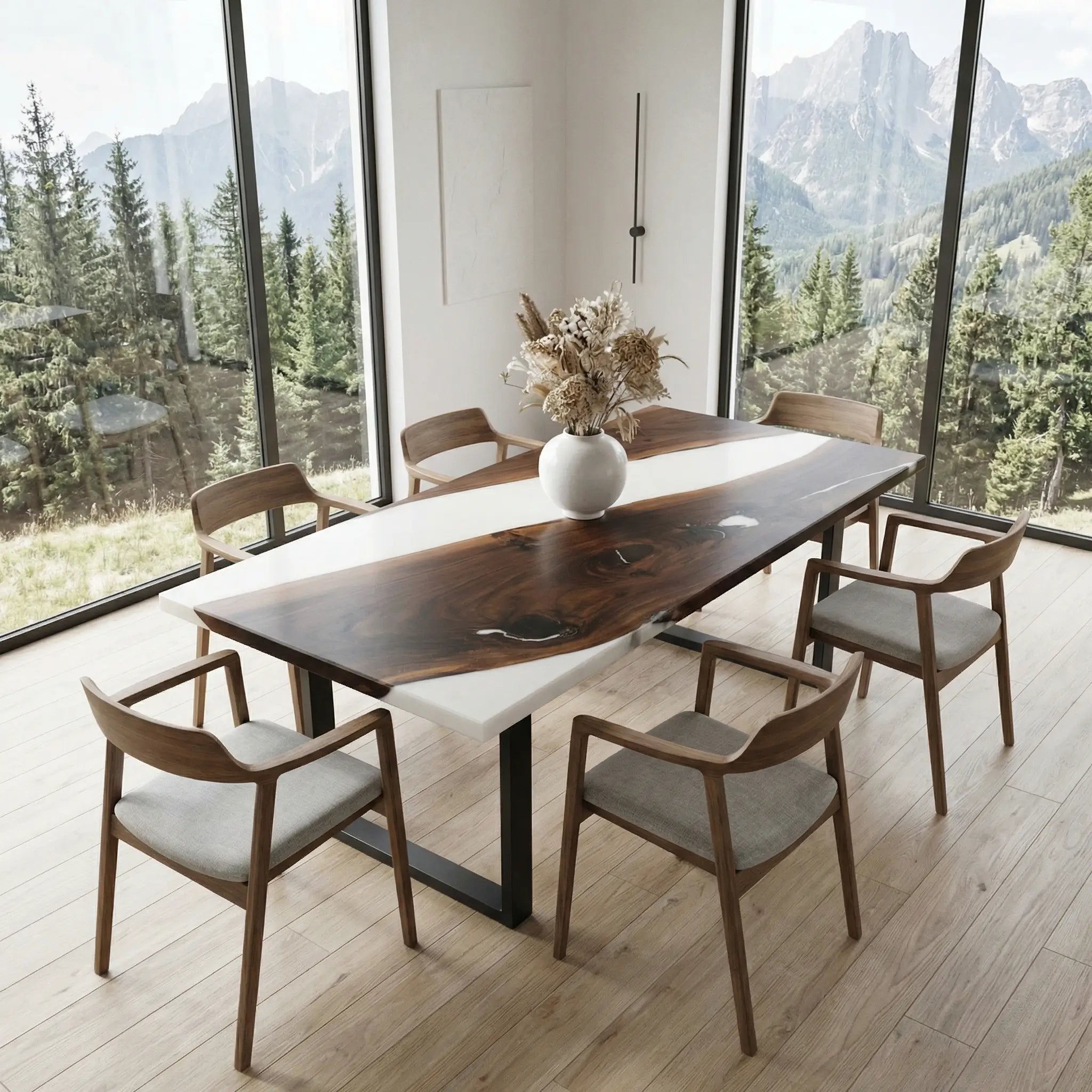 Custom-Black-Walnut-Epoxy-Resin-River-Table-White-Resin-XPT-47-20