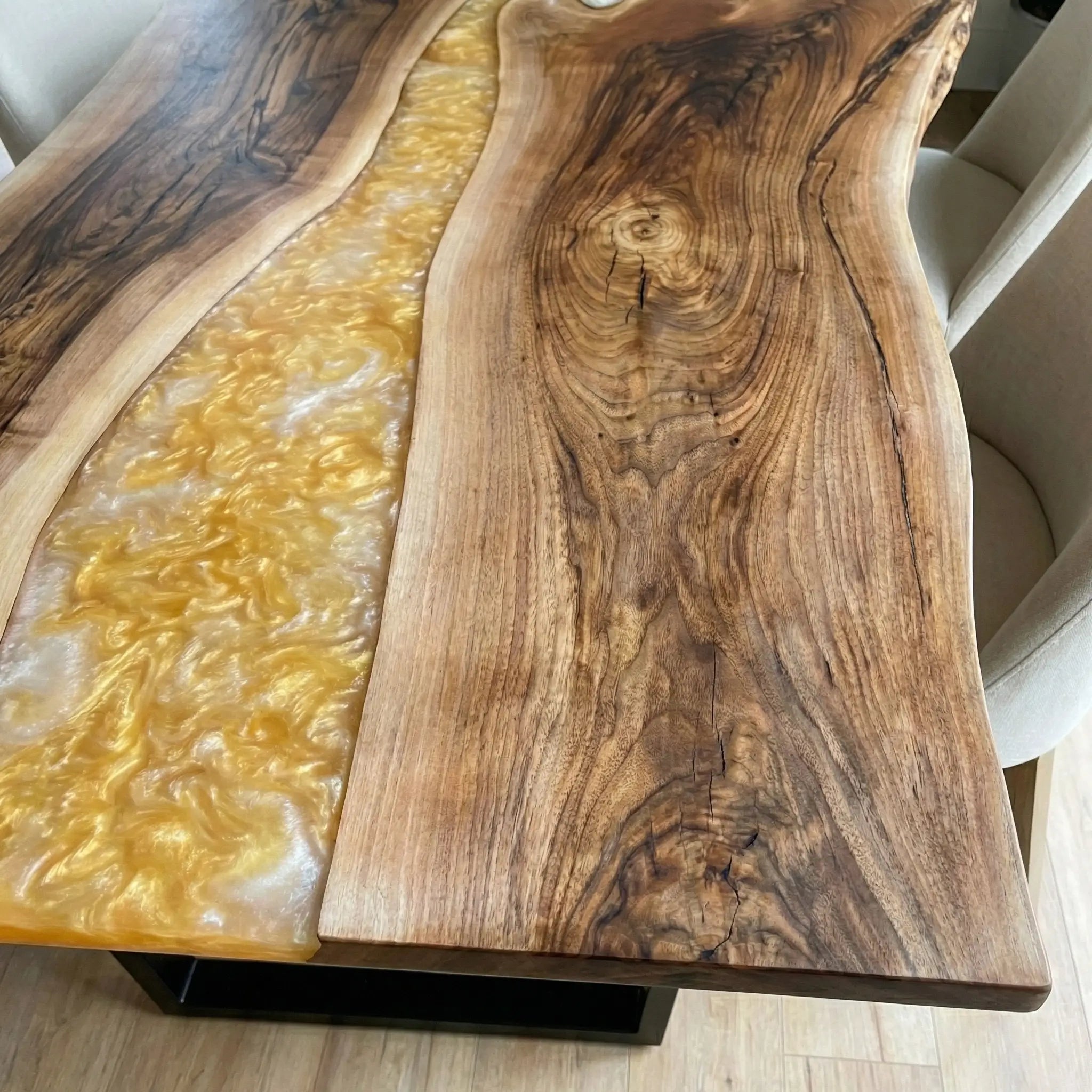 Custom-Black-Walnut-Epoxy-Resin-River-Table-White-_-Gold-Resin-AXY-22-20