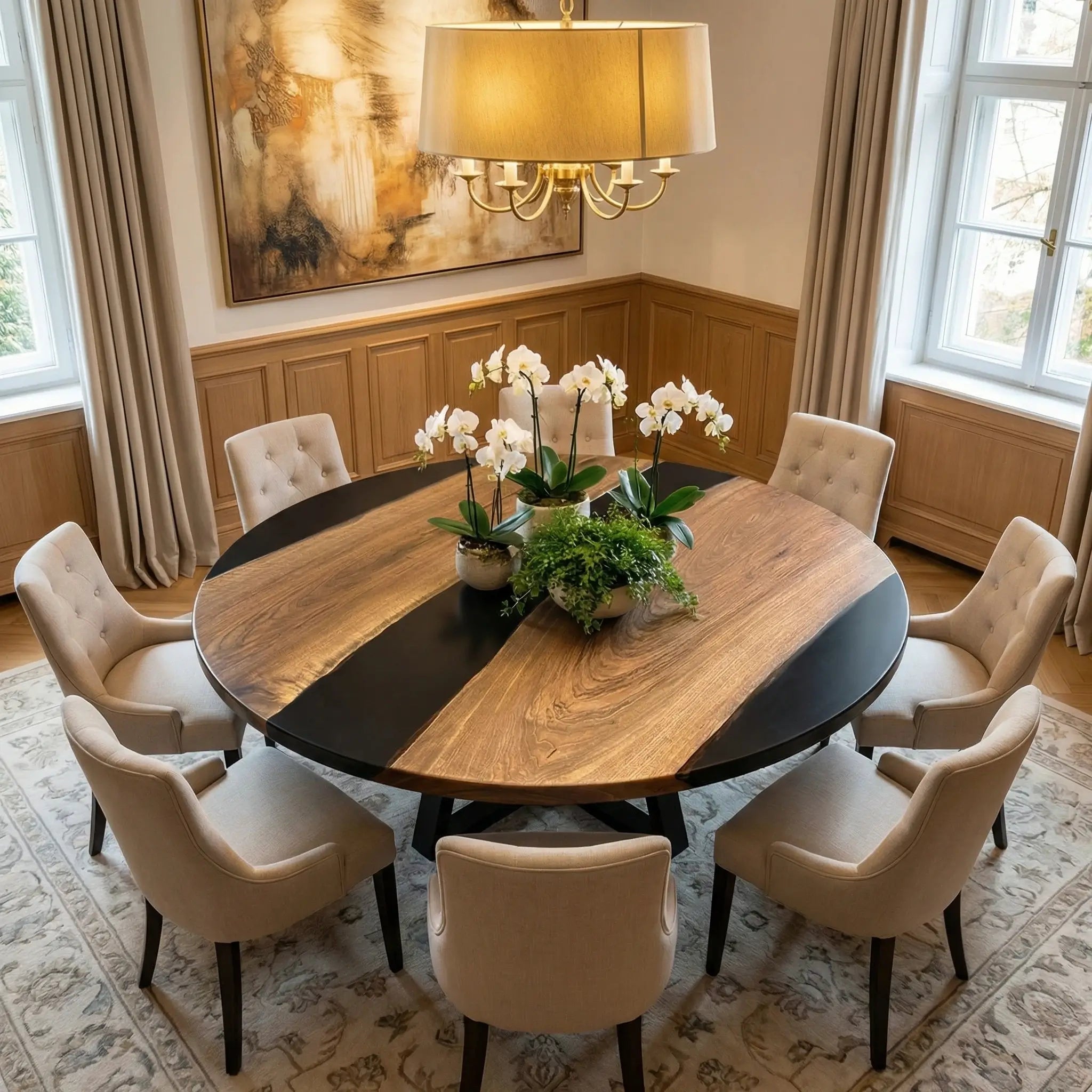 Custom-Black-Walnut-Epoxy-Resin-Round-Coffee-Table-Black-Resin-ORT-60-18