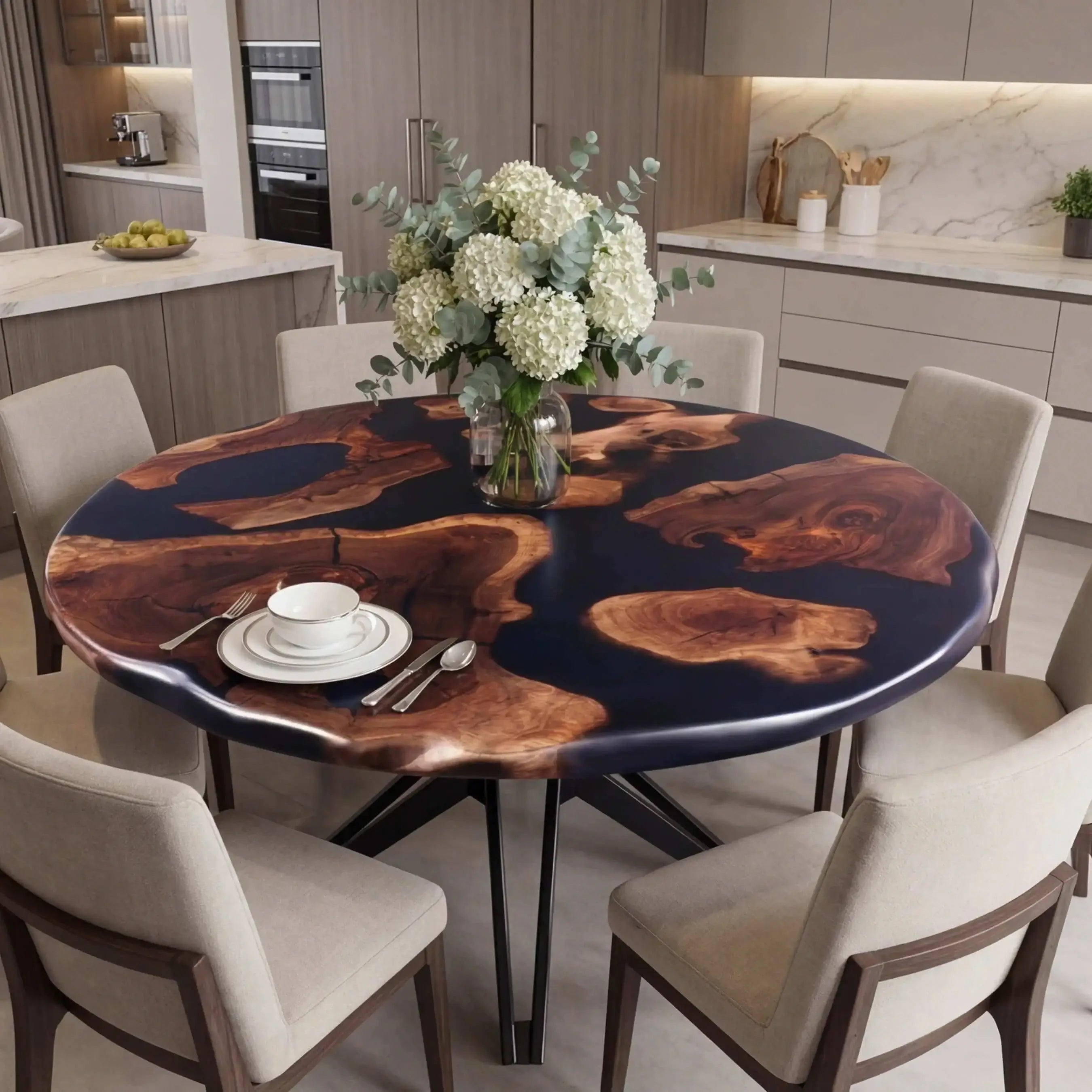 Custom-Black-Walnut-Epoxy-Resin-Round-Coffee-Table-Black-Resin-ORT-87-18