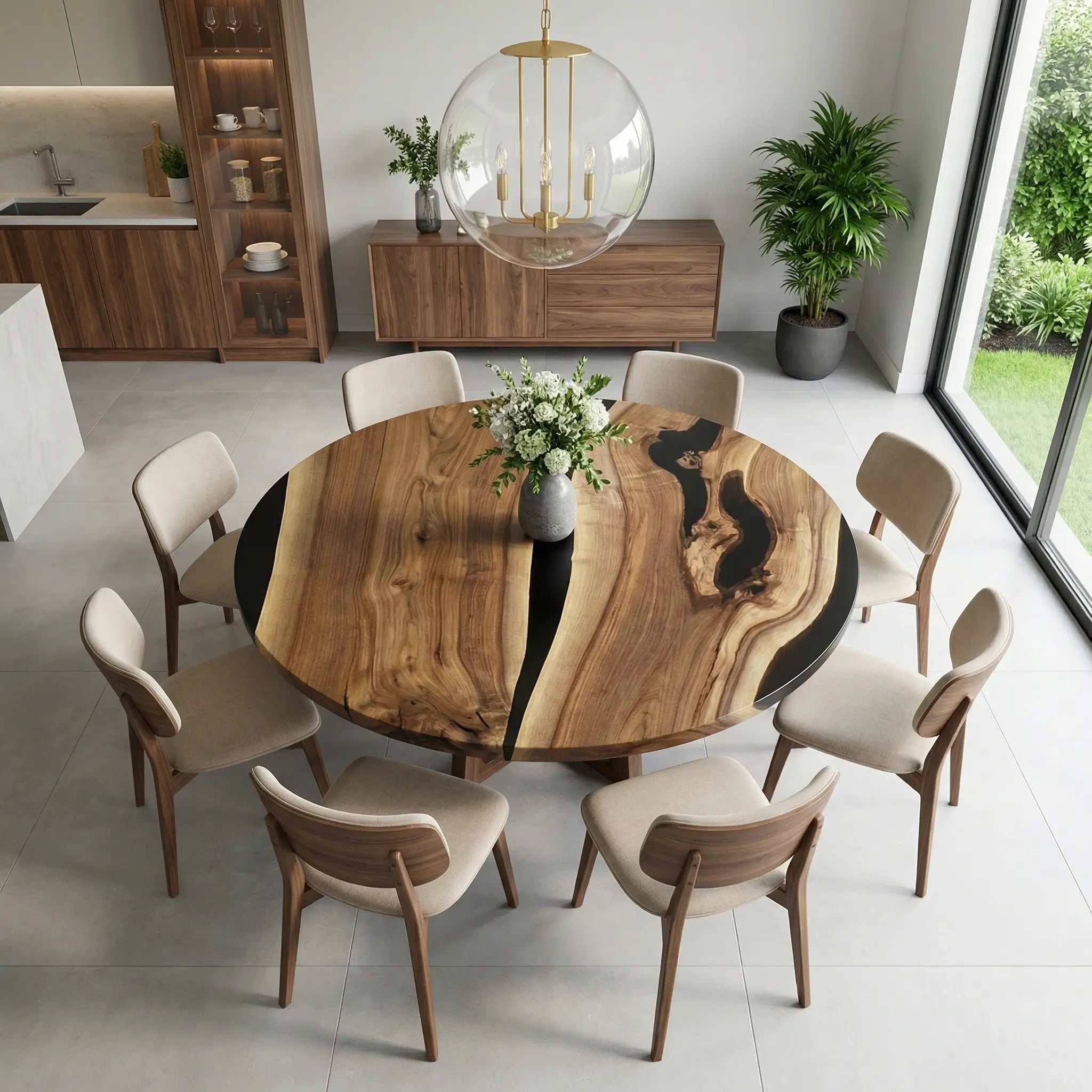 Custom-Black-Walnut-Epoxy-Resin-Round-Coffee-Table-Black-Resin-ORT-98-22