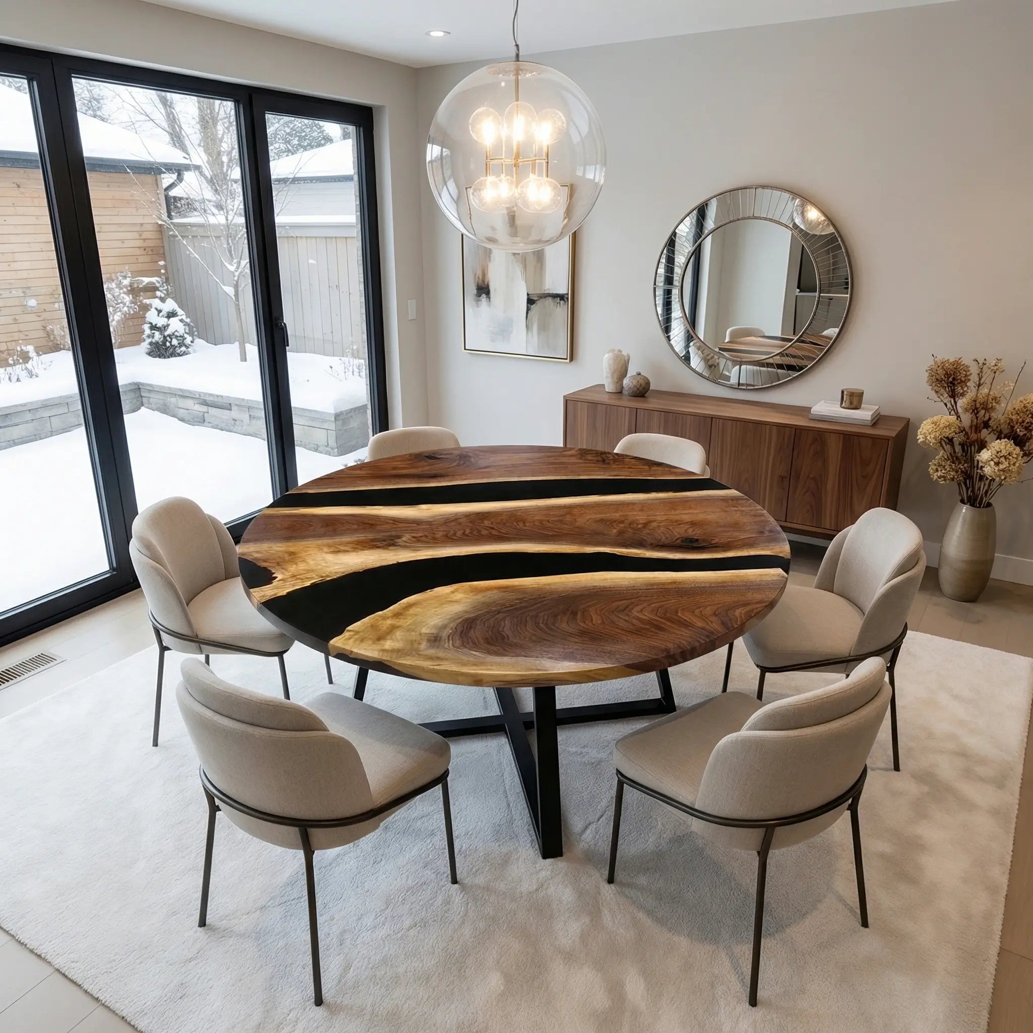 Custom-Black-Walnut-Epoxy-Resin-Round-Coffee-Table-Black-Resin-ZTR-72-21