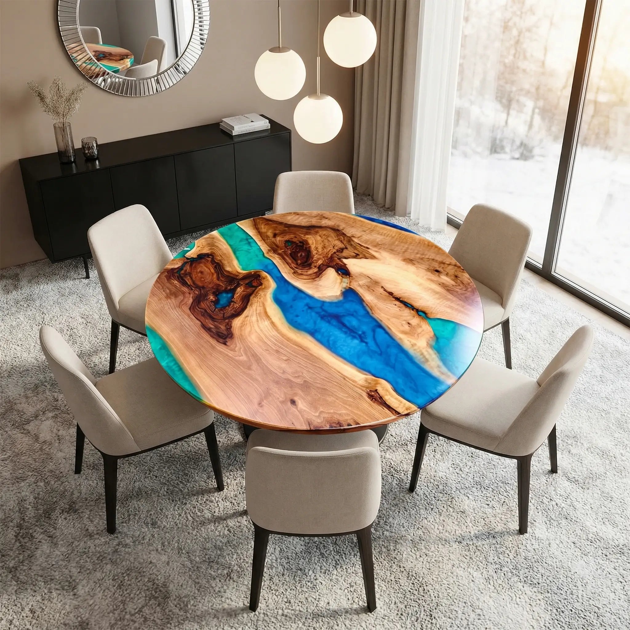 Custom-Black-Walnut-Epoxy-Resin-Round-Coffee-Table-Blue-Green-Waves-ORT-66-21