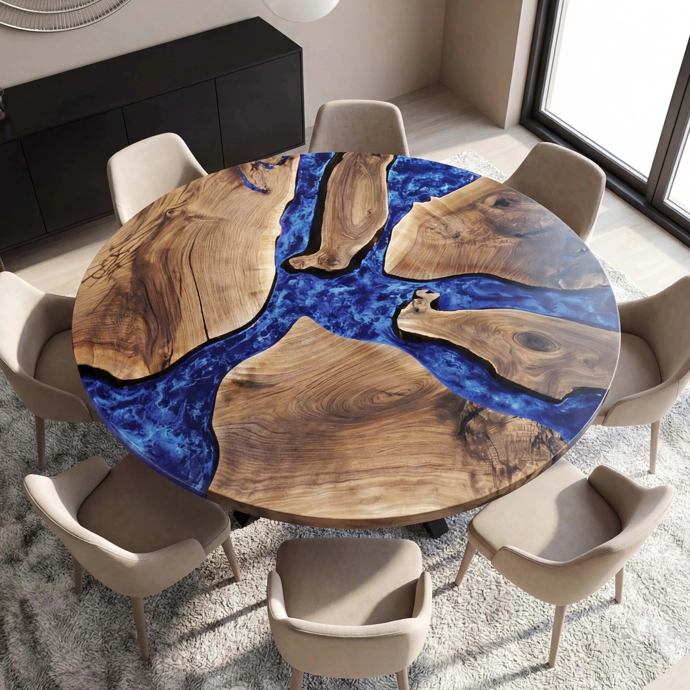 Custom-Black-Walnut-Epoxy-Resin-Round-Coffee-Table-Blue-Waves-ORT-29-19
