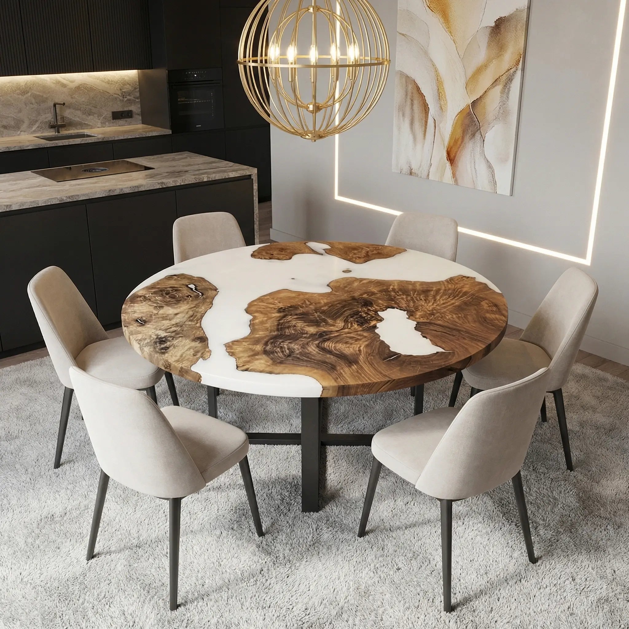 Custom-Black-Walnut-Epoxy-Resin-Round-Coffee-Table-White-Resin-ORT-21-18