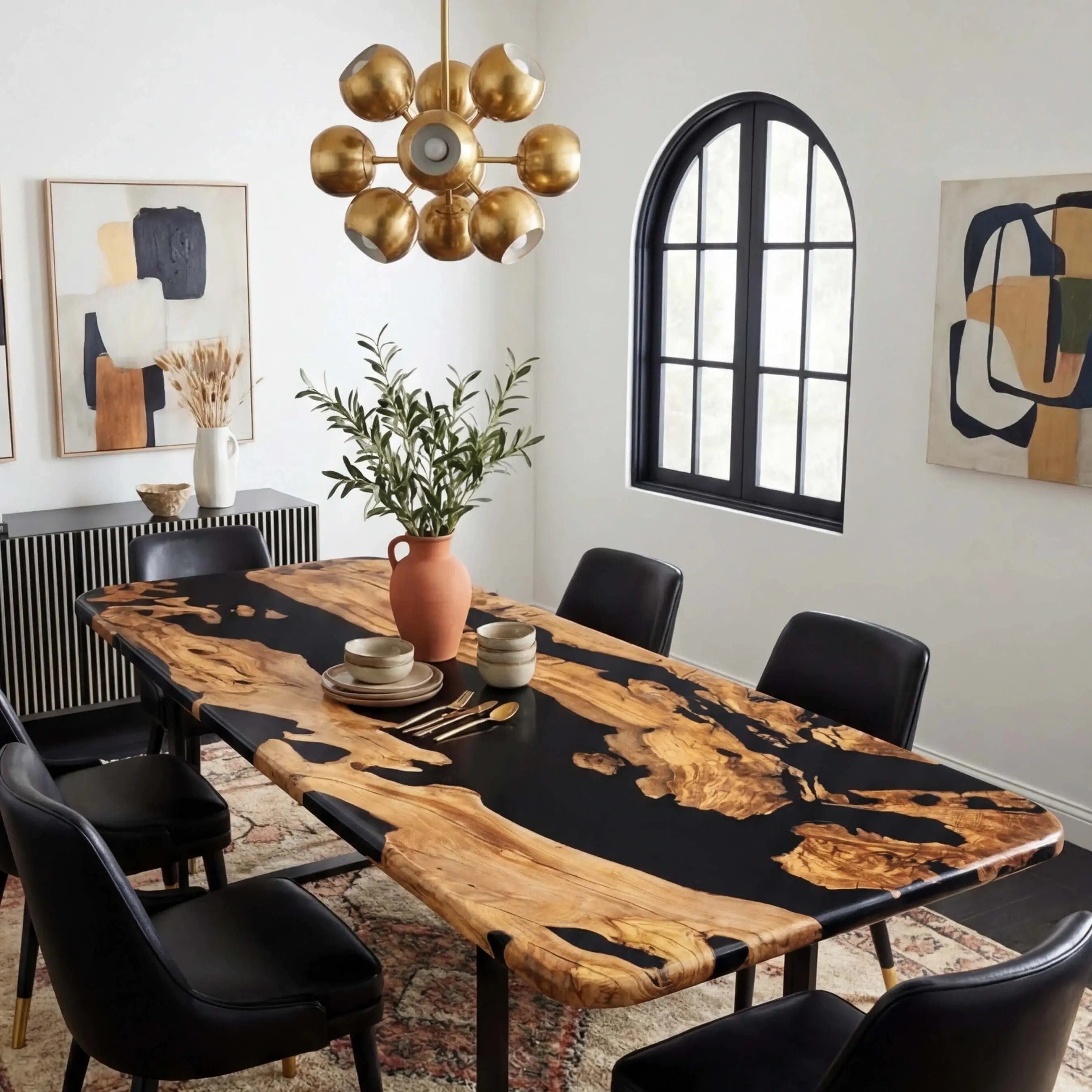 Custom-Olive-Epoxy-Resin-River-Table-Black-Resin-QRT-54-18