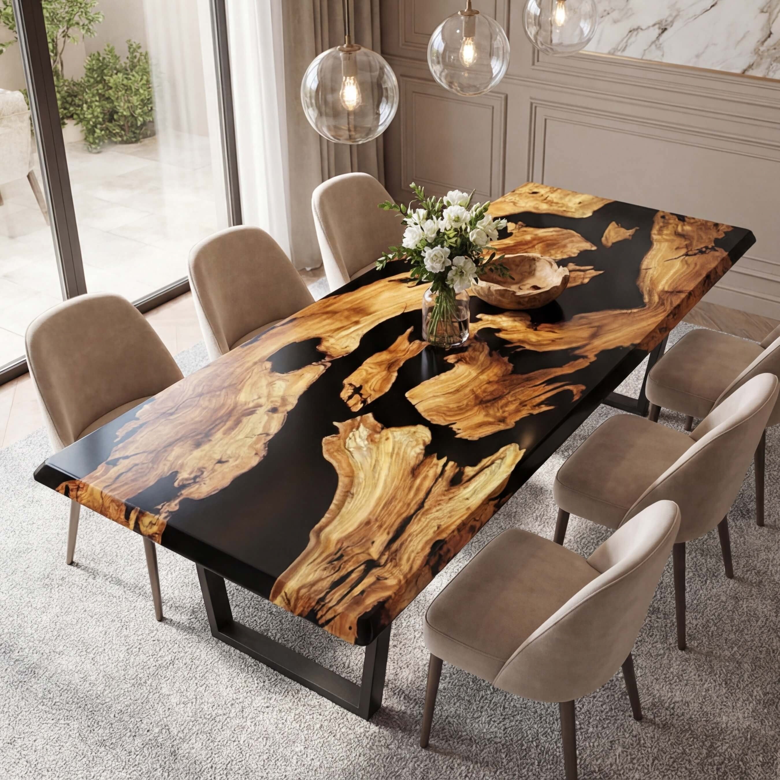 Custom-Olive-Epoxy-Resin-River-Table-Black-Resin-RXT-58-23