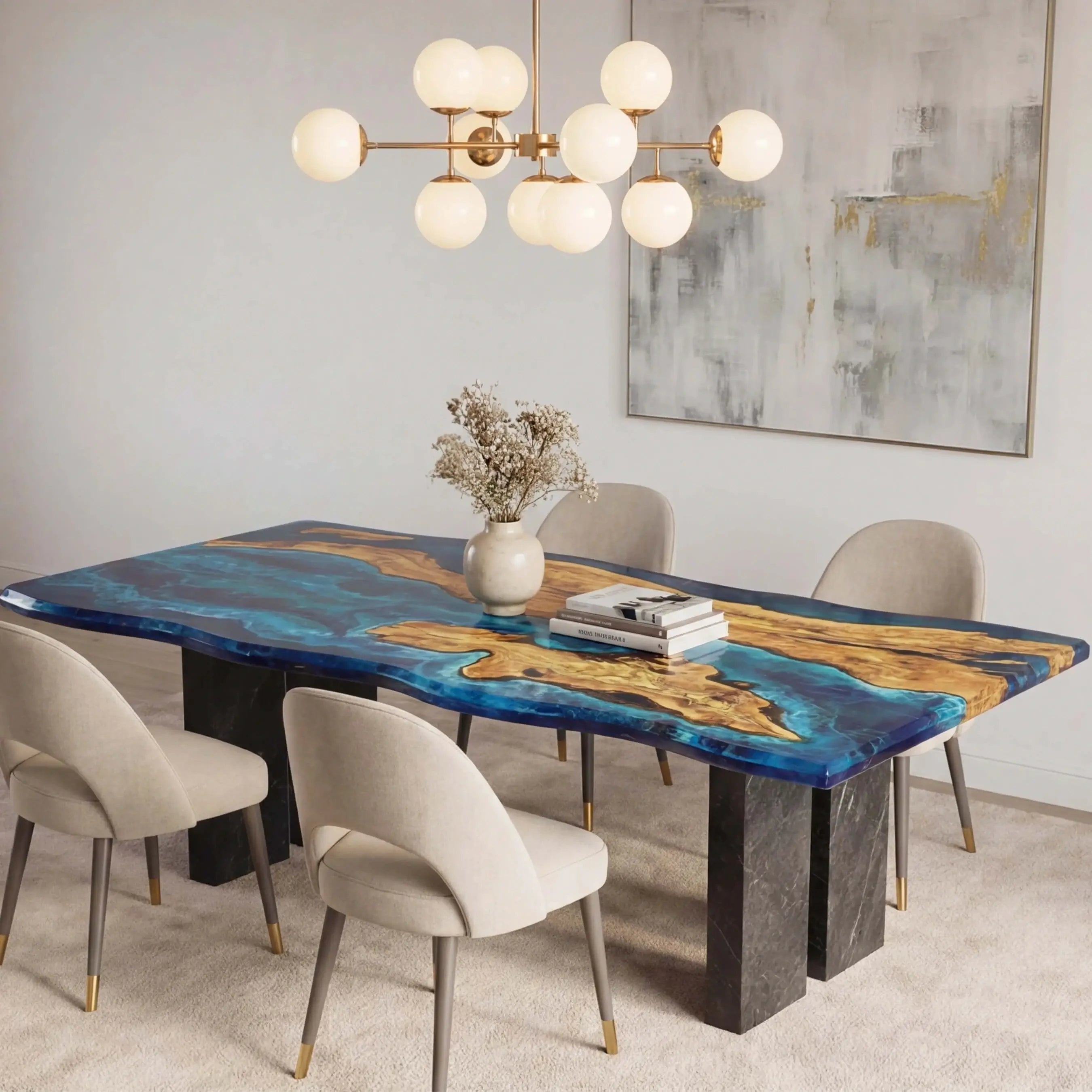 Custom-Olive-Epoxy-Resin-River-Table-Blue-Resin-ORT-67-19
