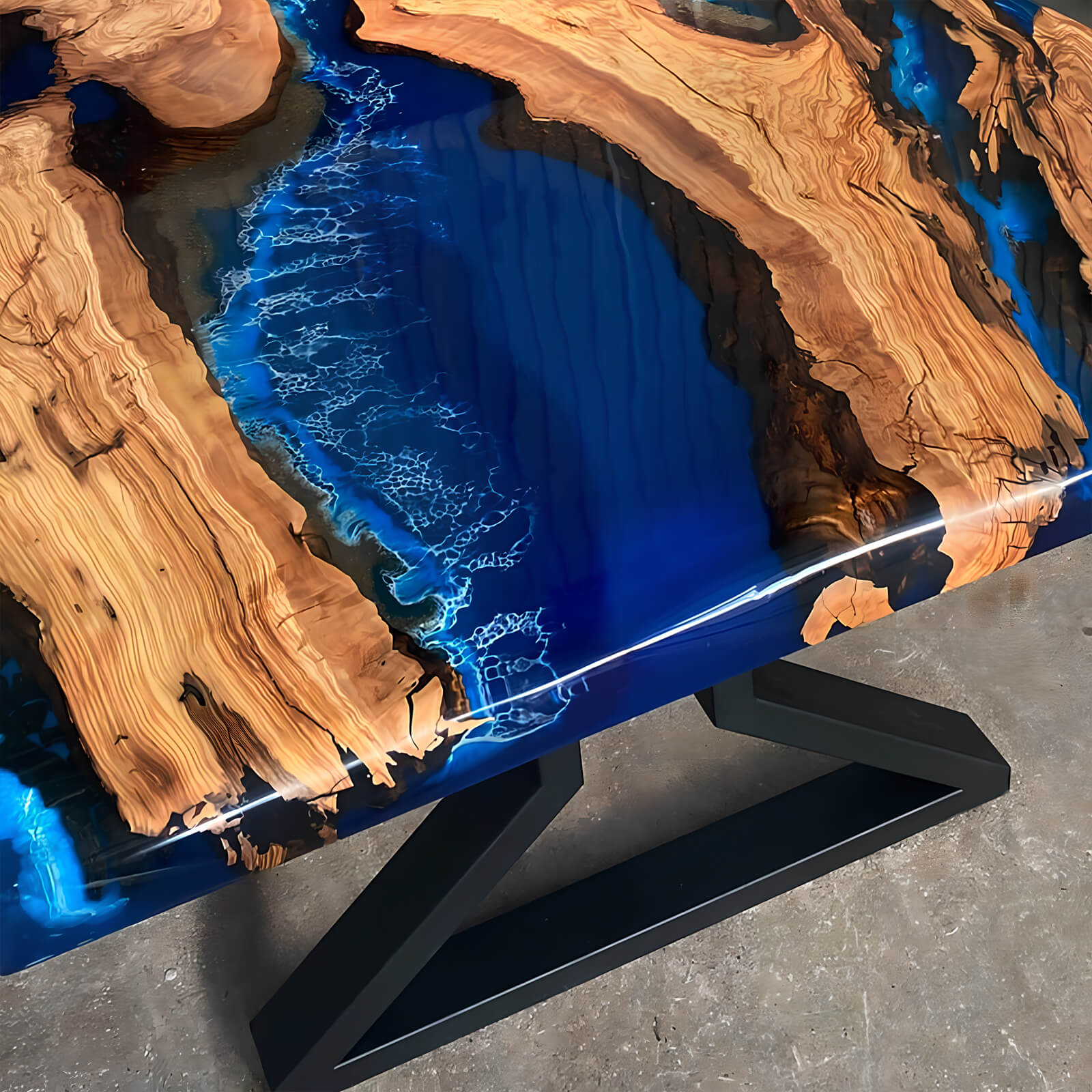 custom-olive-epoxy-resin-river-table-blue-waves-xpl-92-94