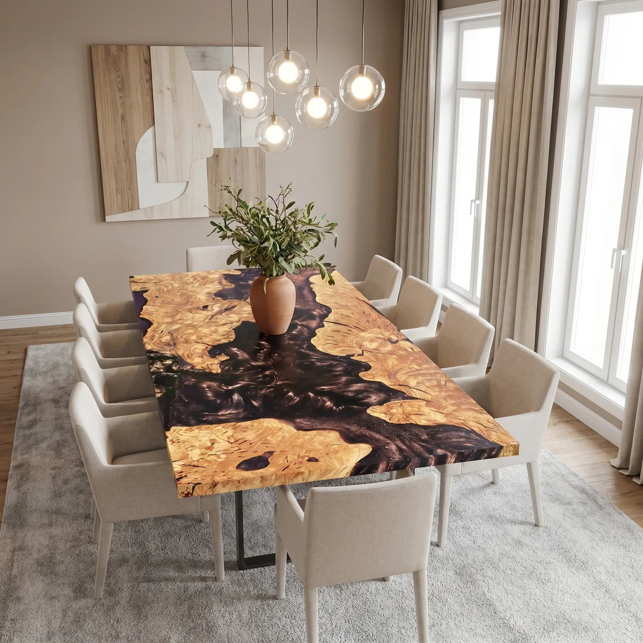 Custom-Olive-Epoxy-Resin-River-Table-Brown-Resin-ERT-79-21