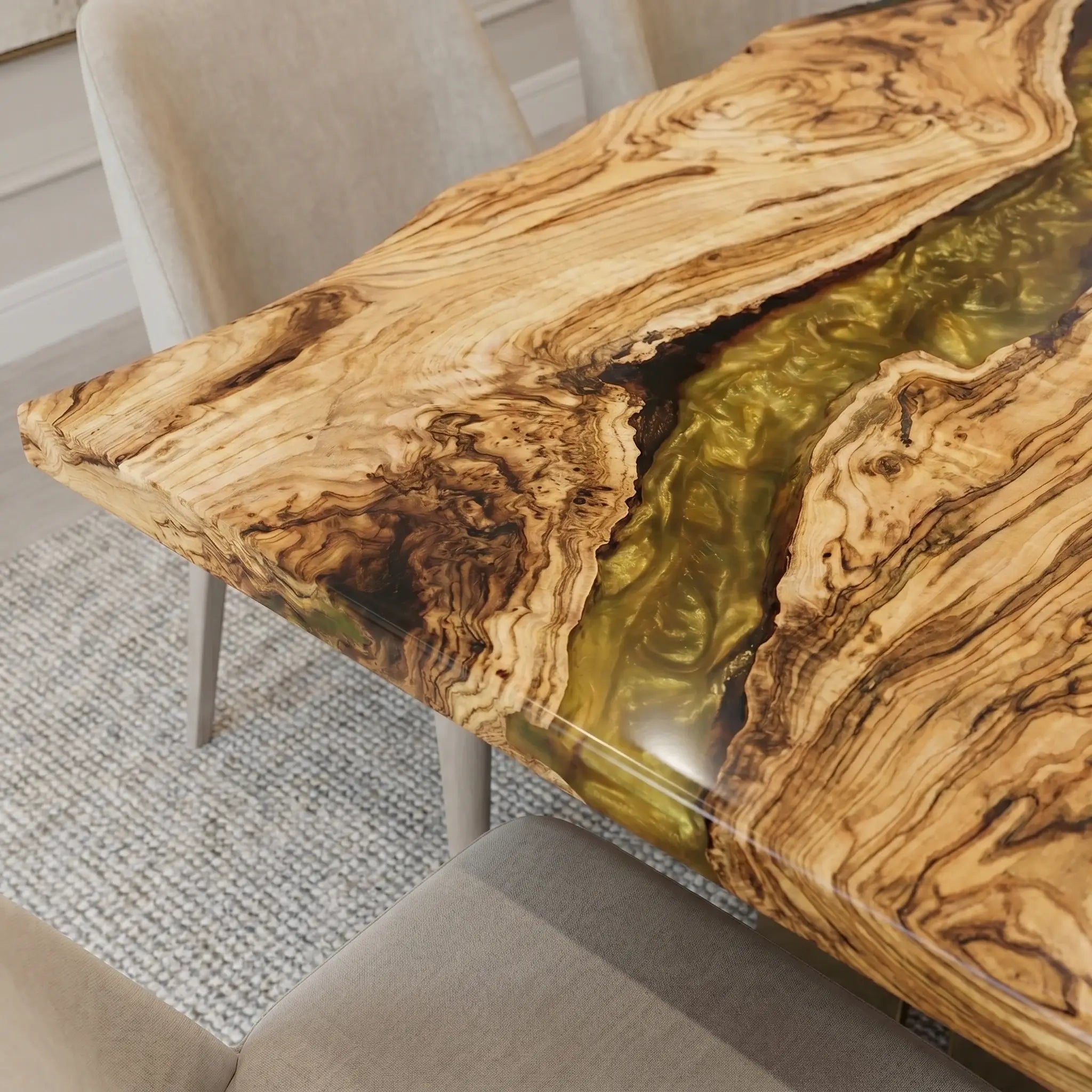 Custom-Olive-Epoxy-Resin-River-Table-Gold-KZT-58-21