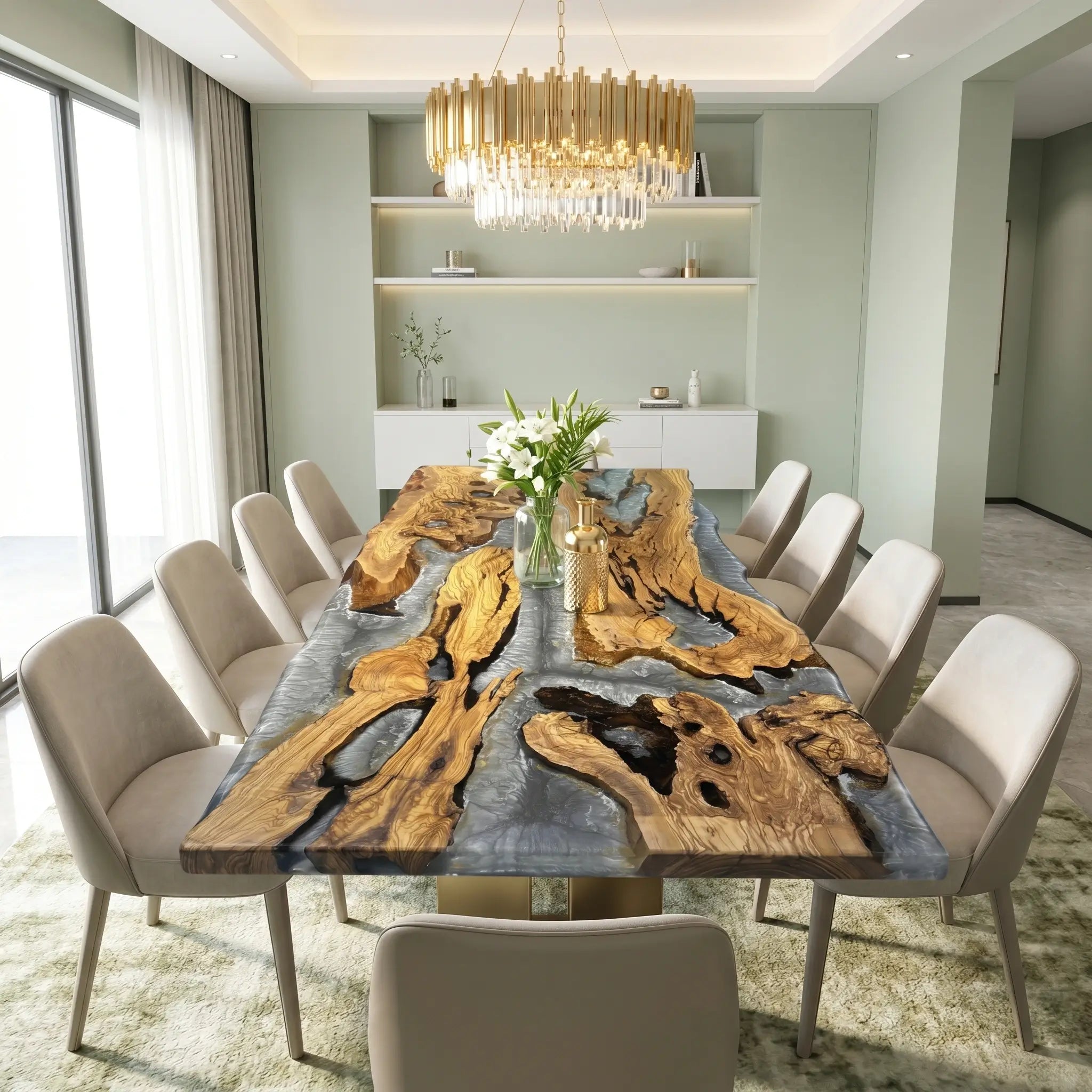 Custom-Olive-Epoxy-Resin-River-Table-Gray-Resin-GRT-72-22