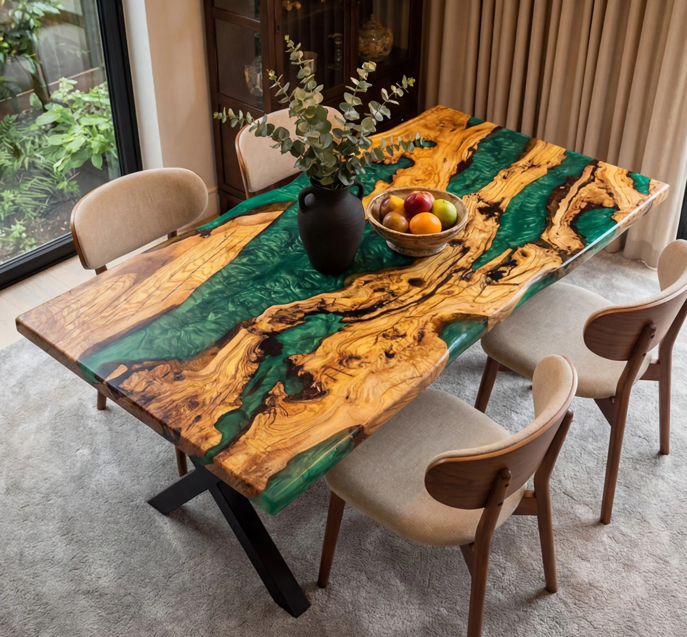 Custom-Olive-Epoxy-Resin-River-Table-Green-Pearl-CRT-56-18