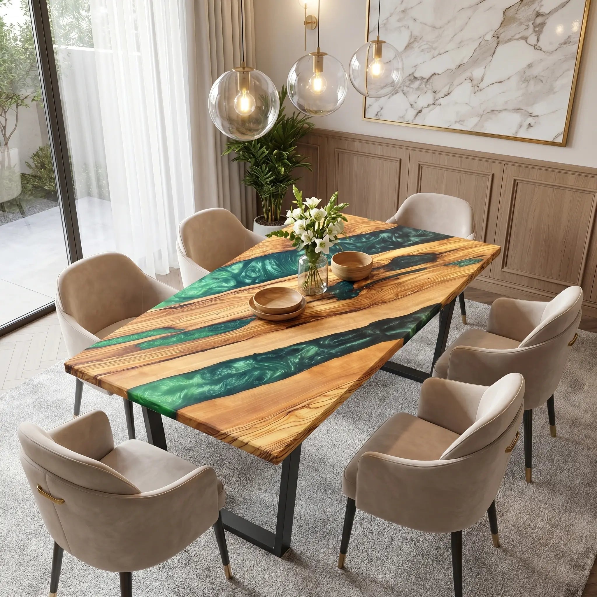 Custom-Olive-Epoxy-Resin-River-Table-Green-Resin-ERY-99-18