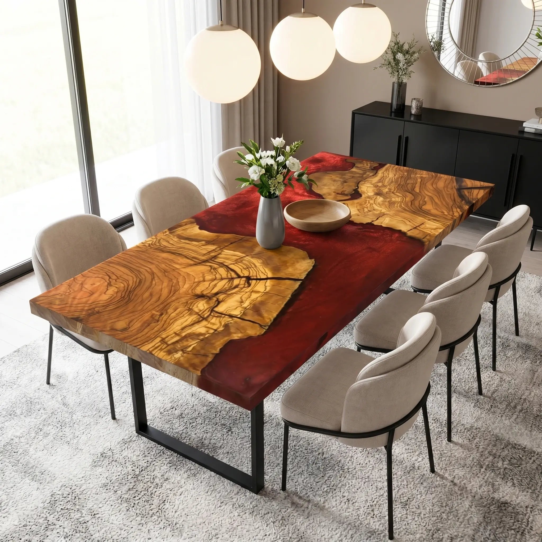 Custom-Olive-Epoxy-Resin-River-Table-Red-Resin-ORO-66-18