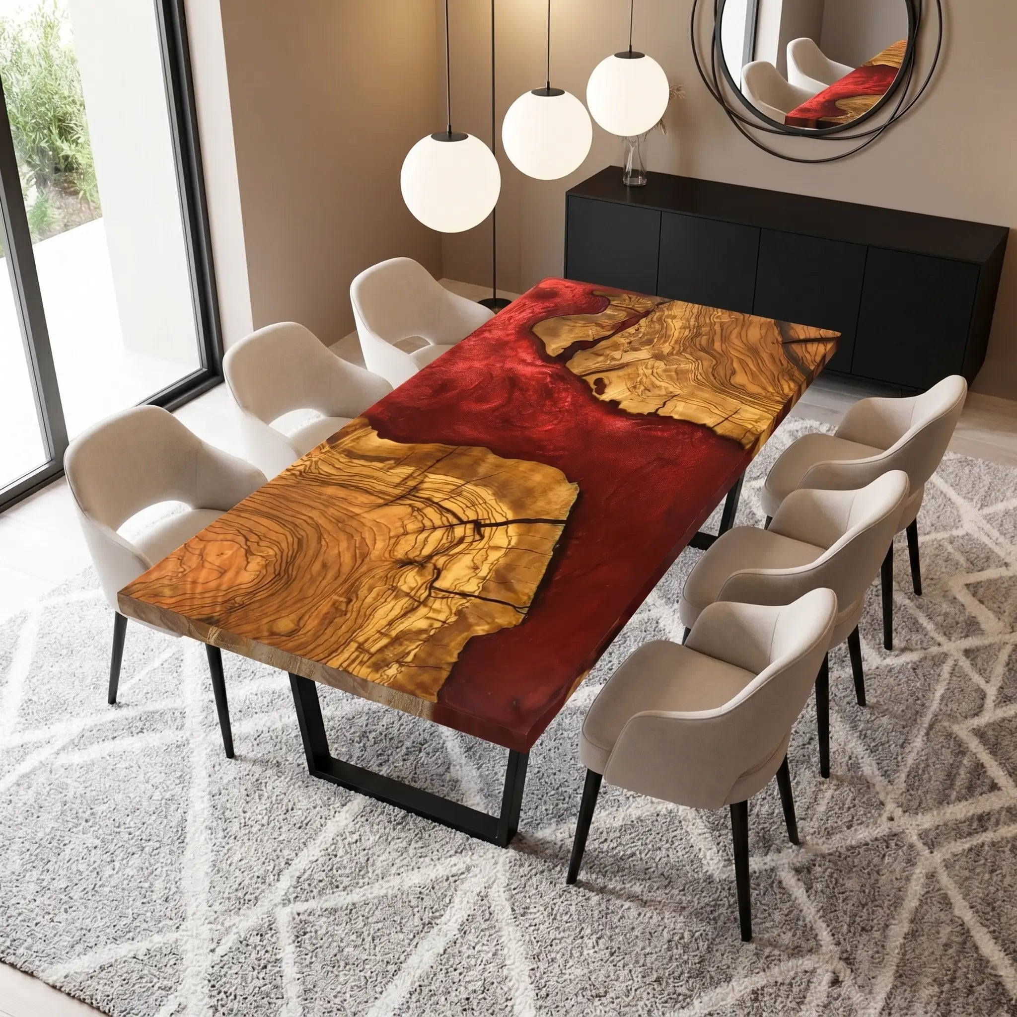 Custom-Olive-Epoxy-Resin-River-Table-Red-Resin-ORO-66-21
