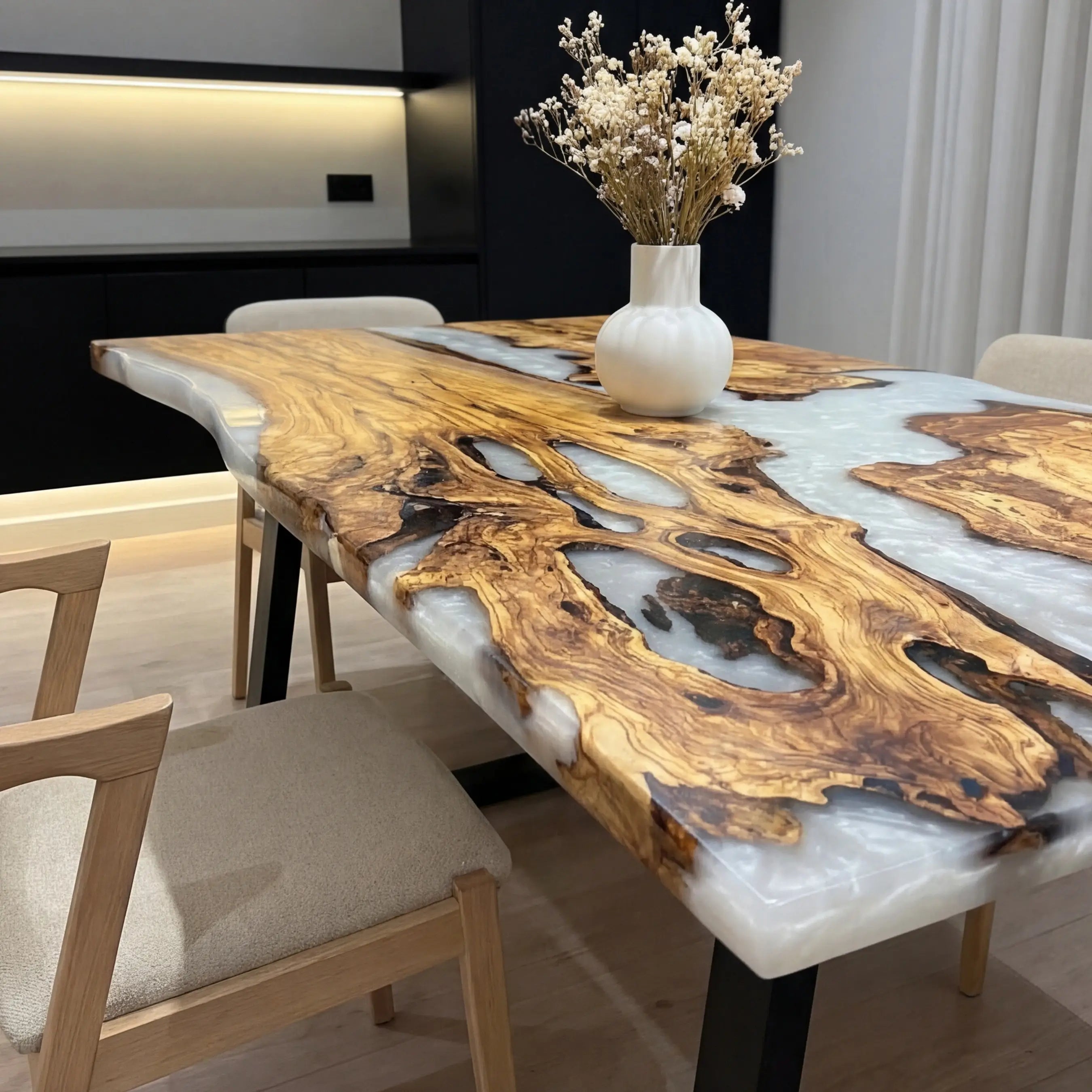 Custom-Olive-Epoxy-Resin-River-Table-White-Resin-AQT-42-22