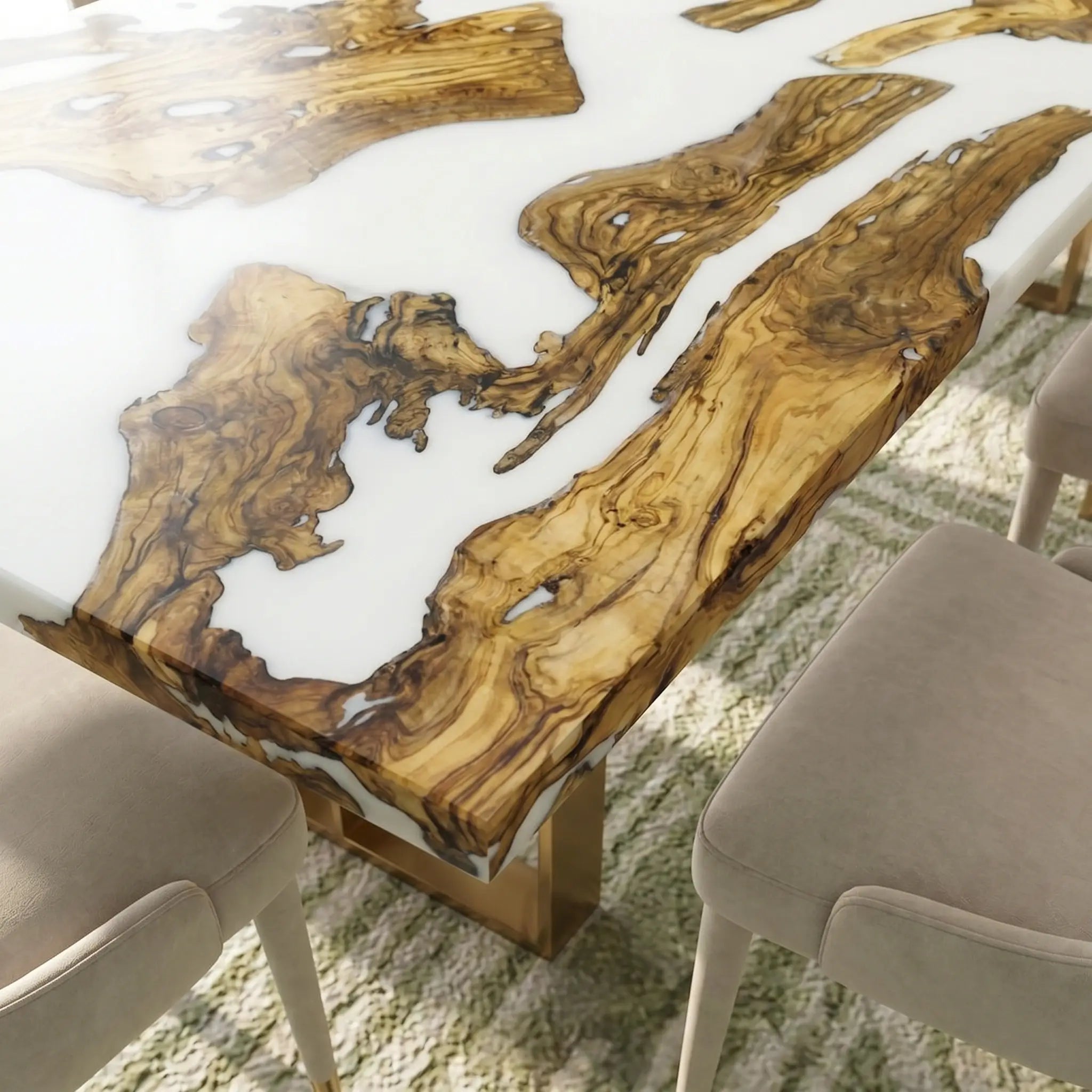 Custom-Olive-Epoxy-Resin-River-Table-White-Resin-XRT-53-20