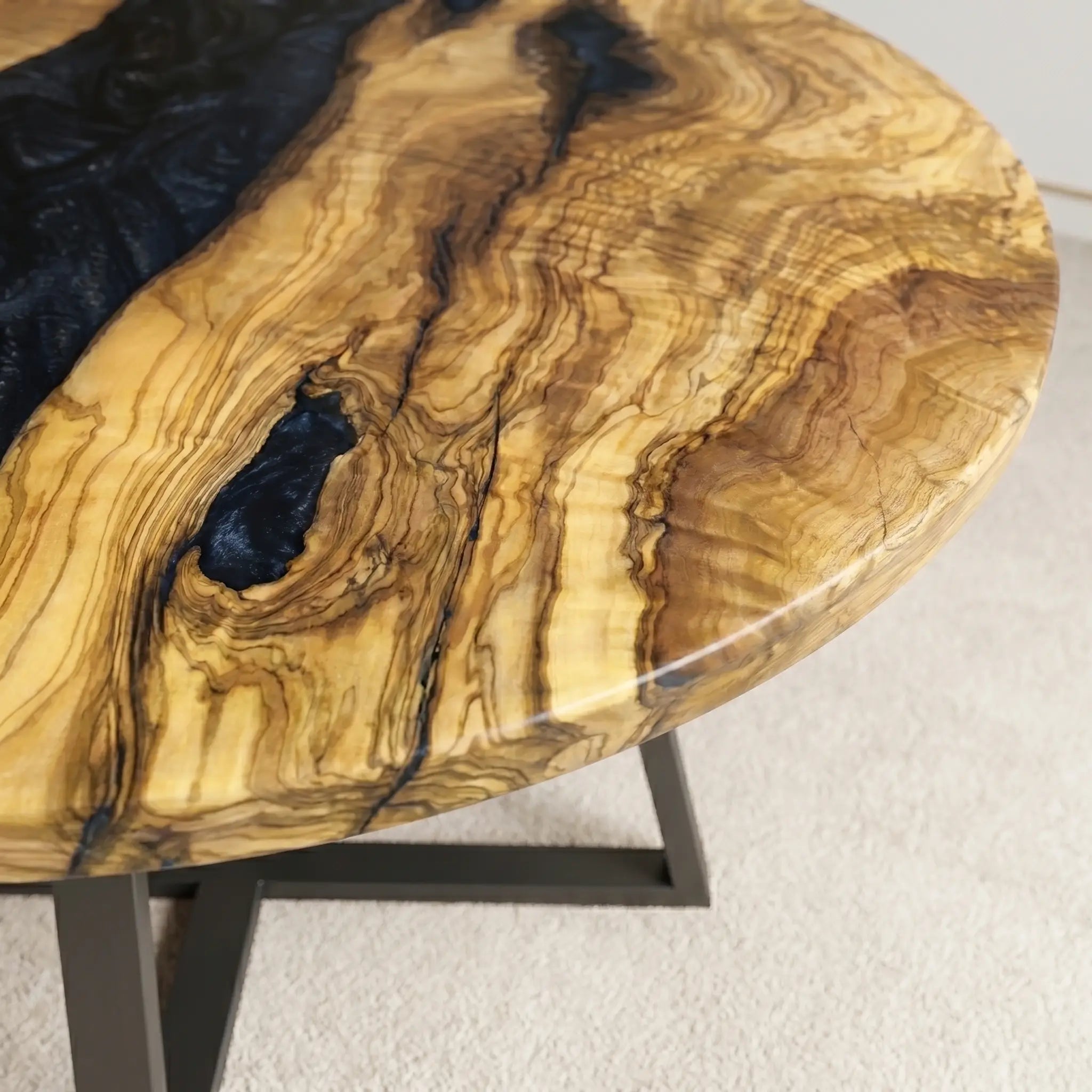Custom-Olive-Epoxy-Resin-Round-Coffee-Table-Black-Resin-ERI-87-20
