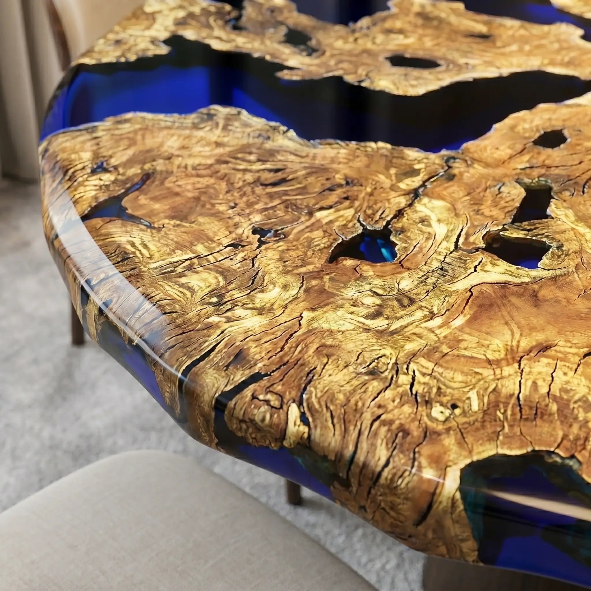 Custom-Olive-Epoxy-Resin-Round-Coffee-Table-Blue-Resin-ERG-84-18