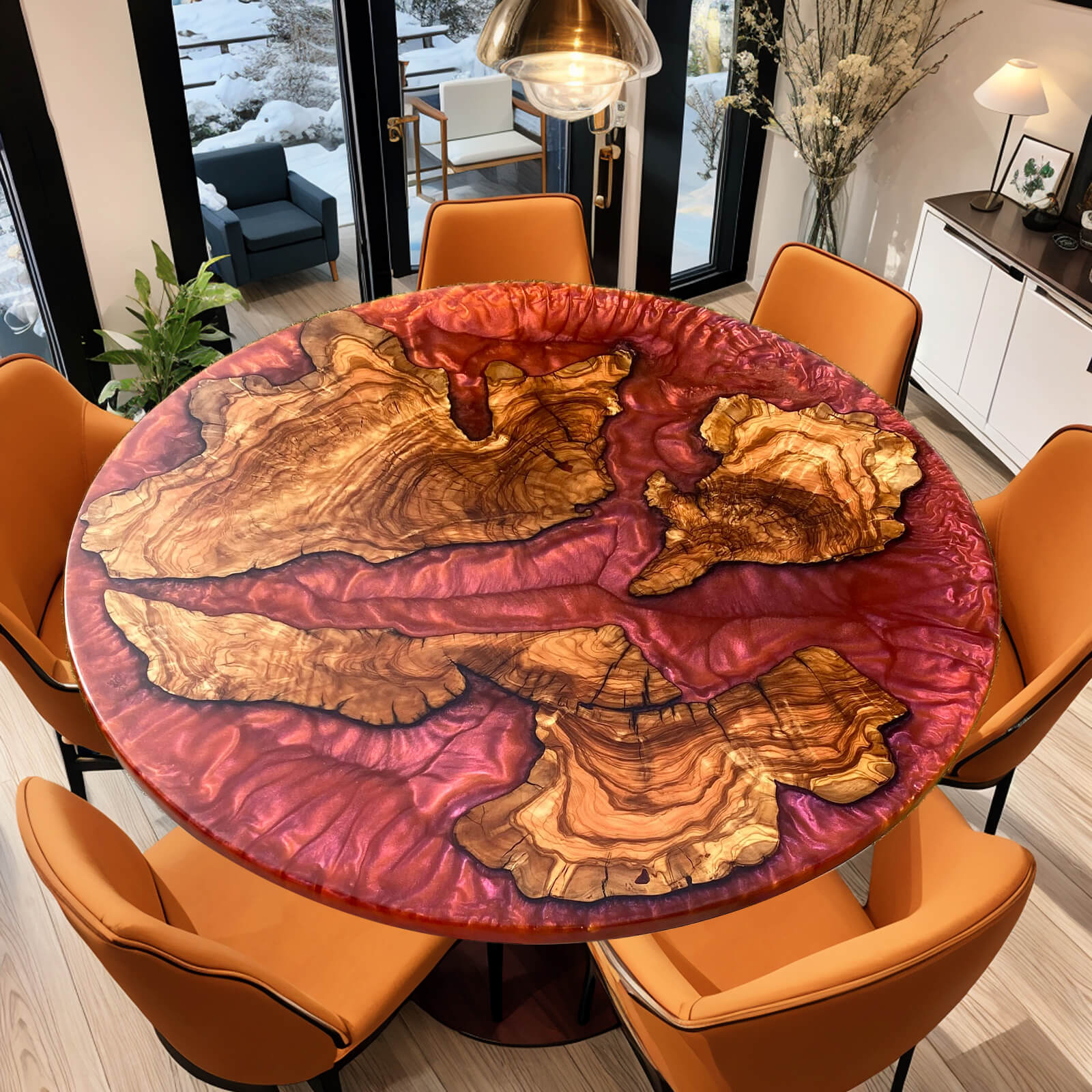 custom-olive-epoxy-resin-round-coffee-table-red-resin-orm-15-39