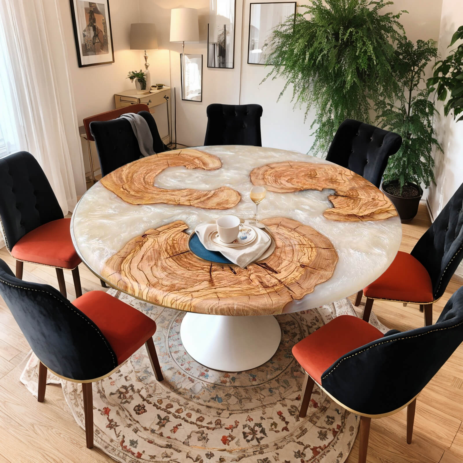 custom-olive-epoxy-resin-round-coffee-table-white-resin-qre-29-9