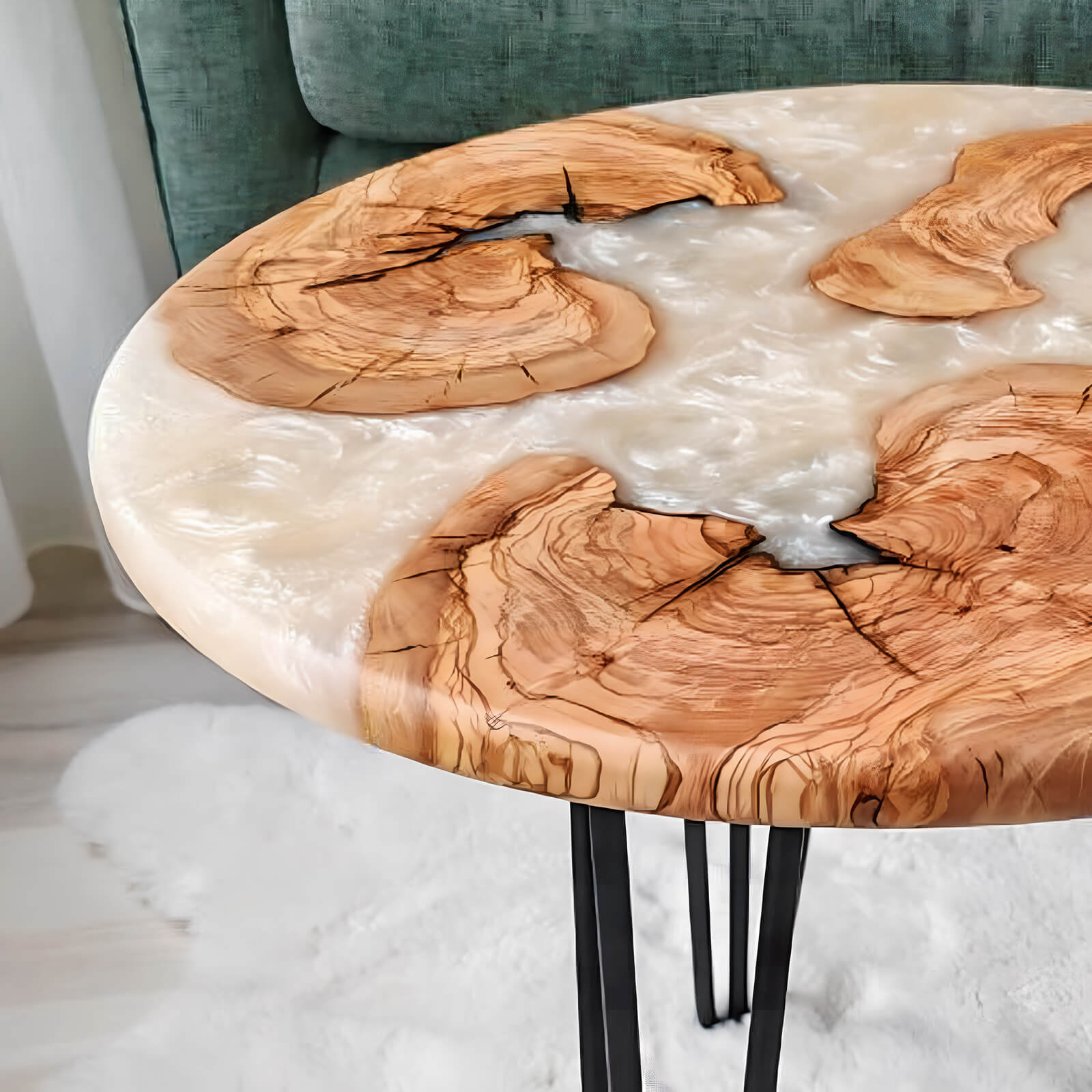 custom-olive-epoxy-resin-round-coffee-table-white-resin-qre-29-16