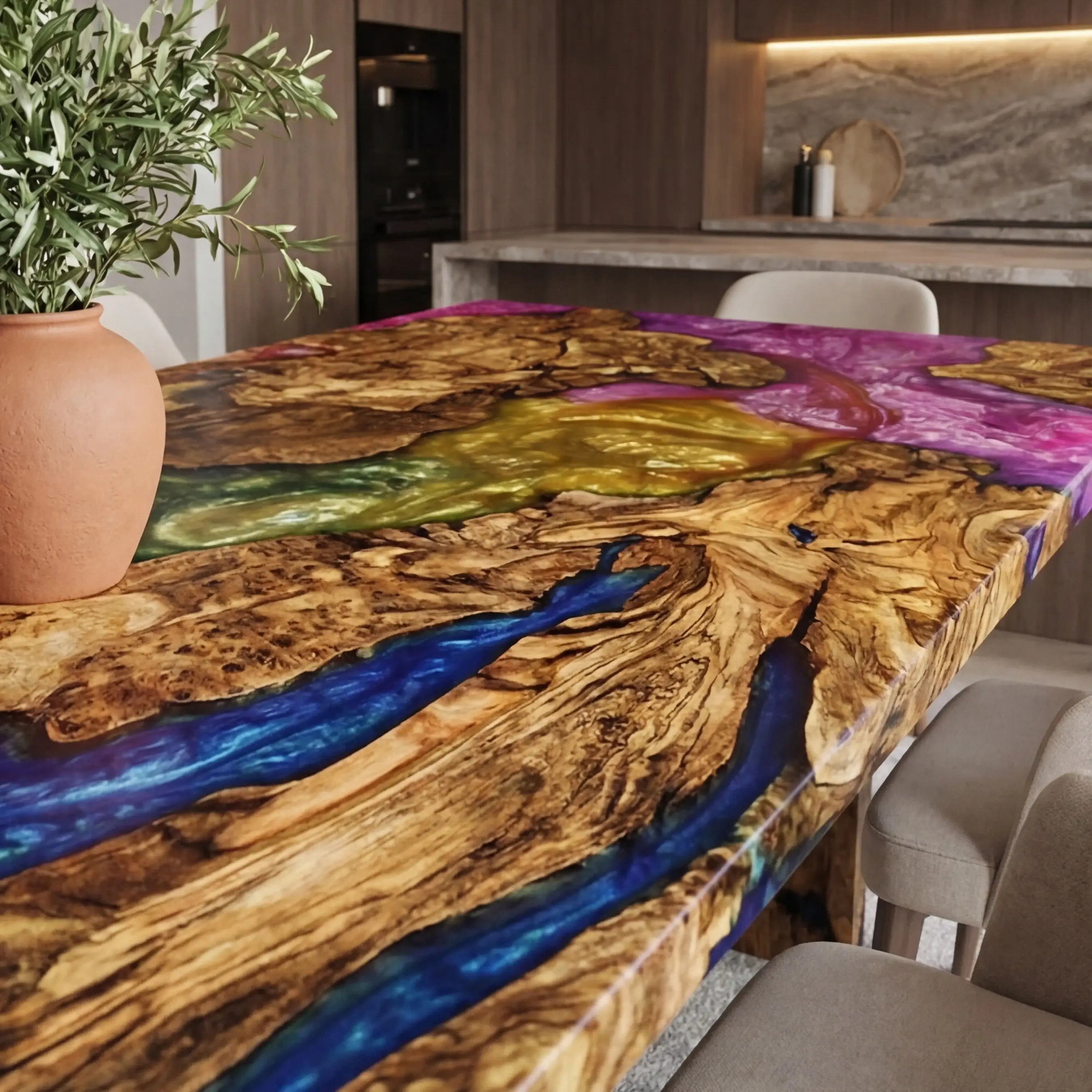 Custom-Olive-Wood-Epoxy-Resin-River-Table-Colorful-Resin-ORP-56-20